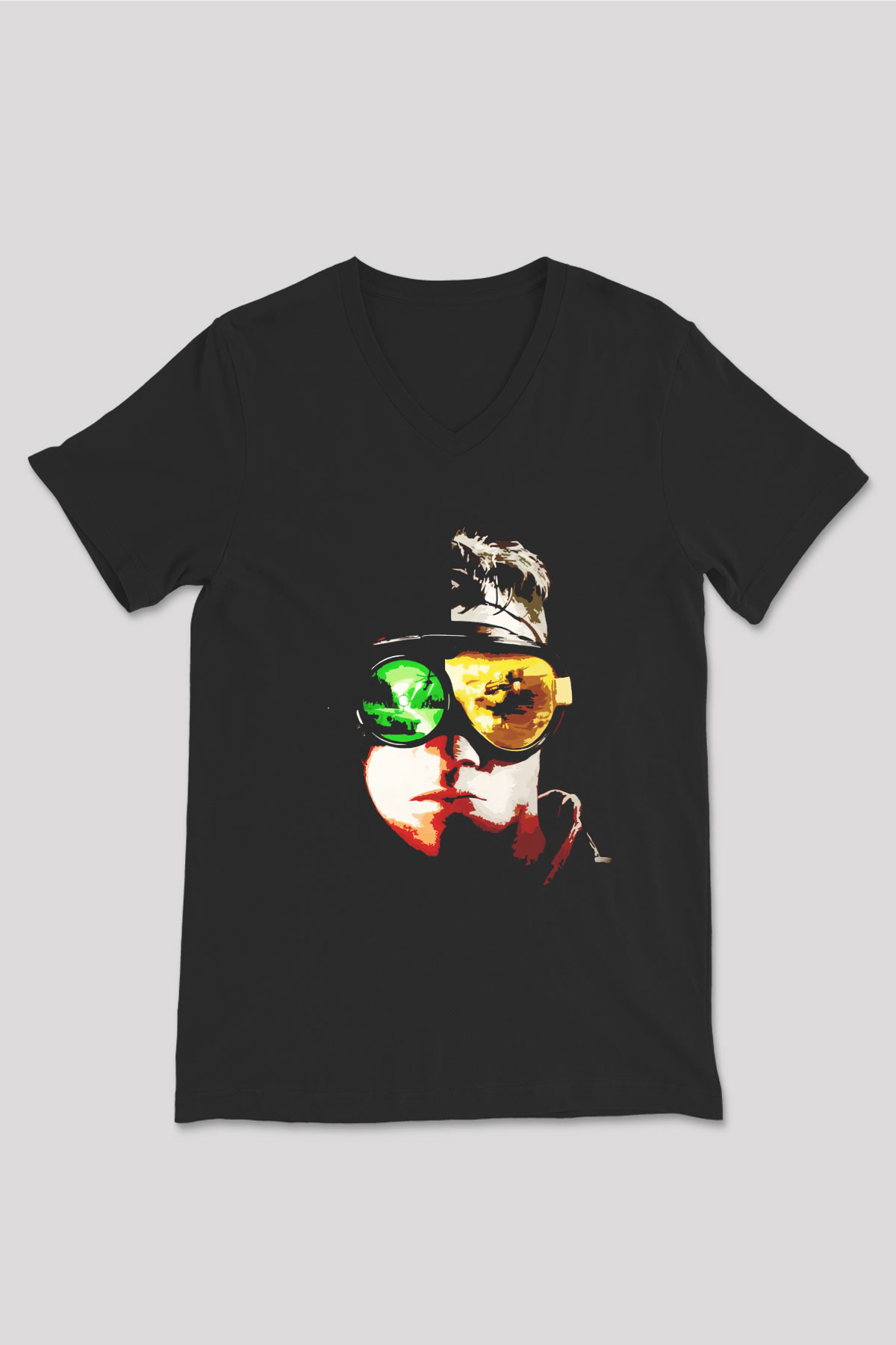Command and Conquer Siyah Unisex V Yaka Tişört