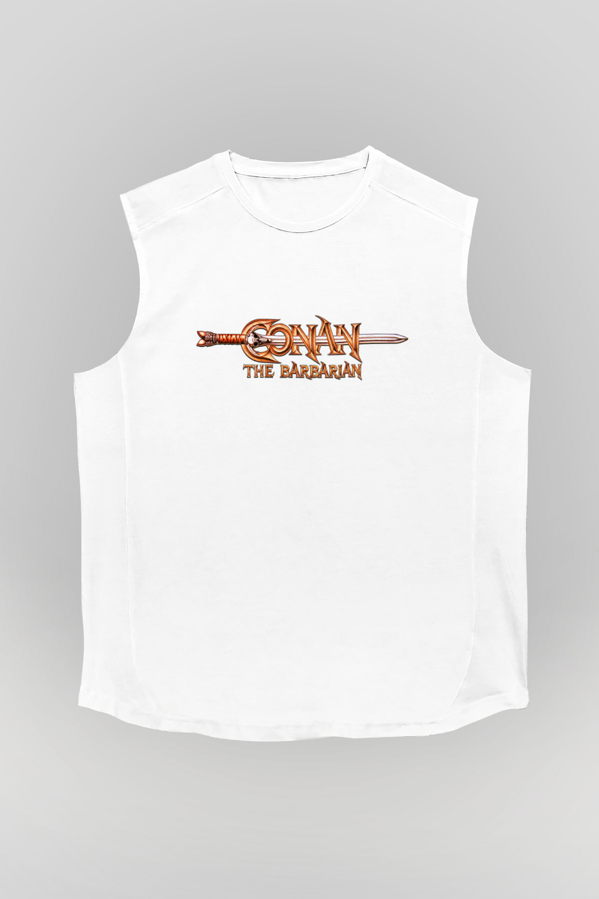 Conan the Barbarian Beyaz Unisex Kolsuz Tişört