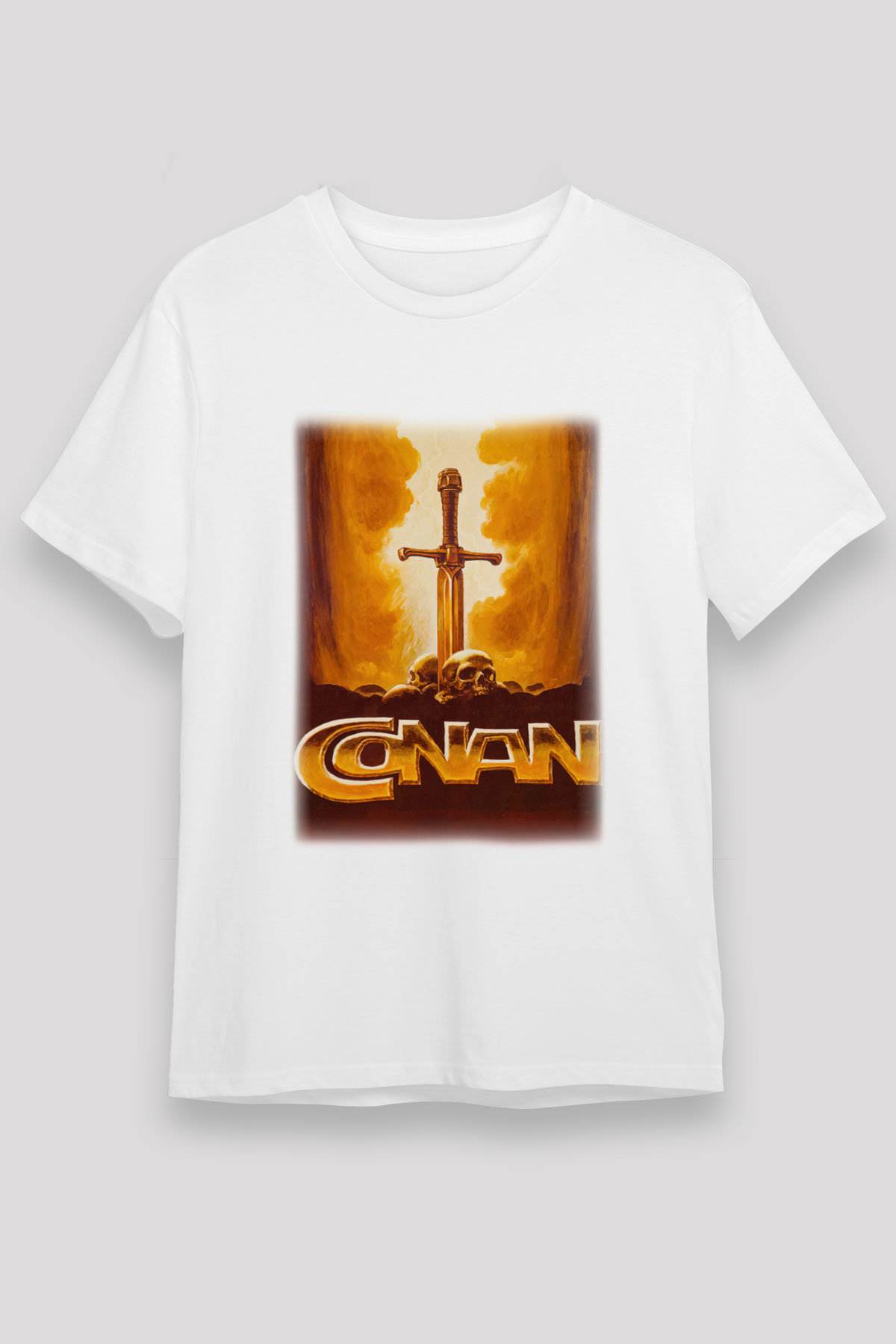 Conan the Barbarian Beyaz Unisex Tişört T-Shirt