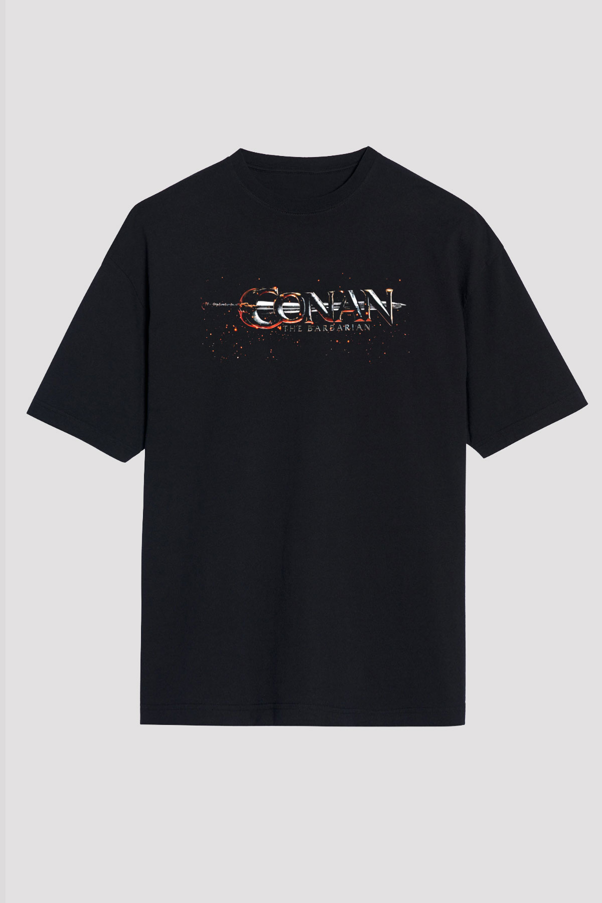 Conan the Barbarian Siyah Unisex Oversize Tişört T-Shirt
