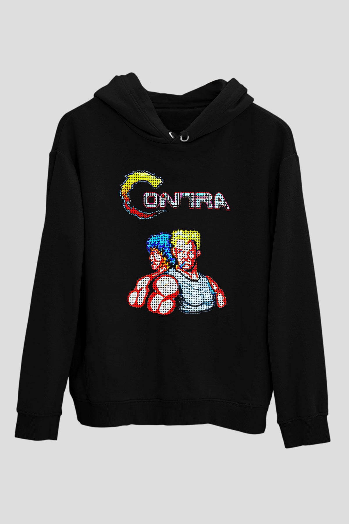 Contra Siyah Unisex Hoodie