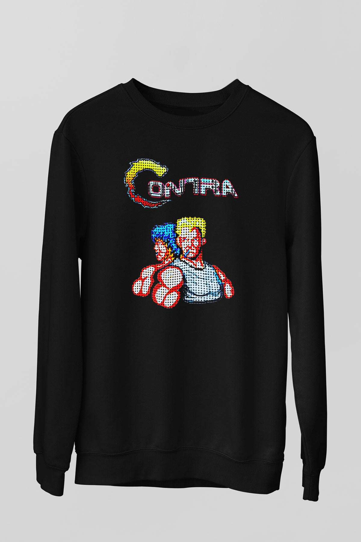 Contra Siyah Unisex Sweatshirt