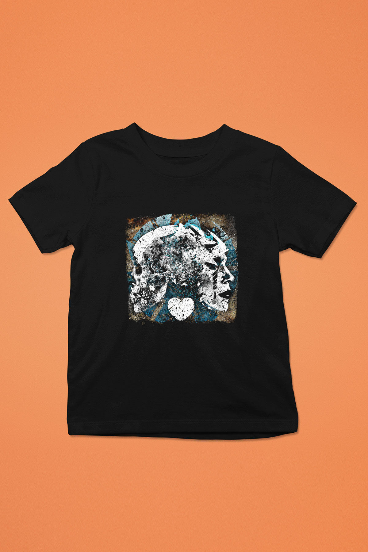 Converge Baskılı Unisex Siyah Çocuk Tişört