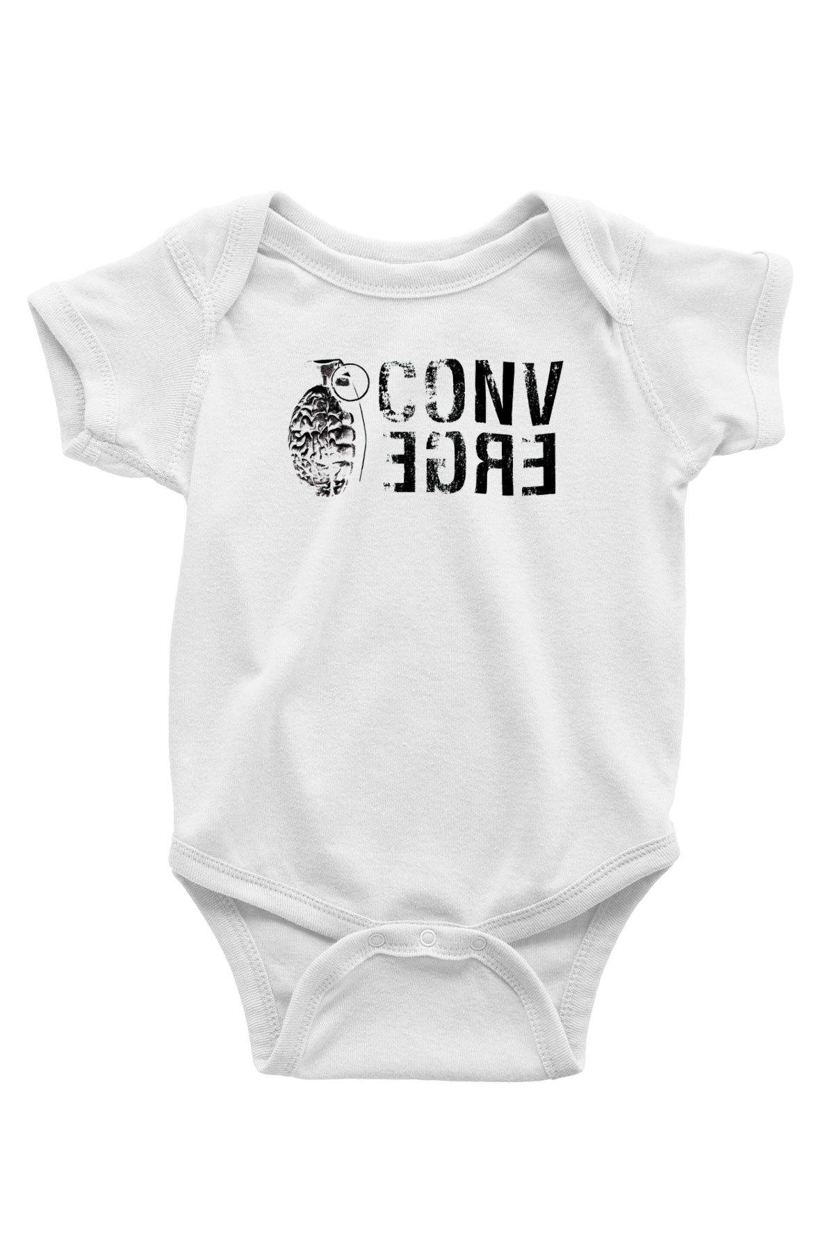 Converge Beyaz Bebek Body - Zıbın