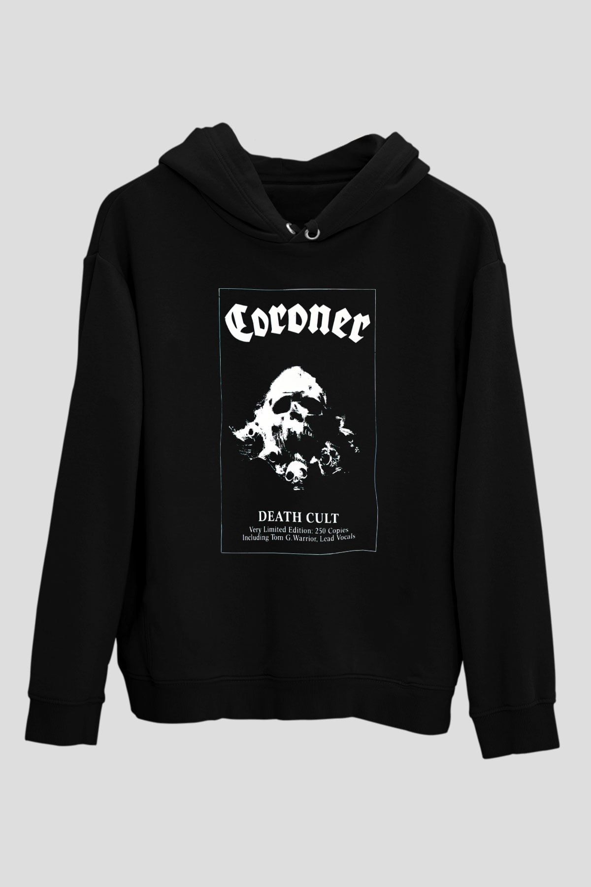 Coroner Siyah Unisex Hoodie