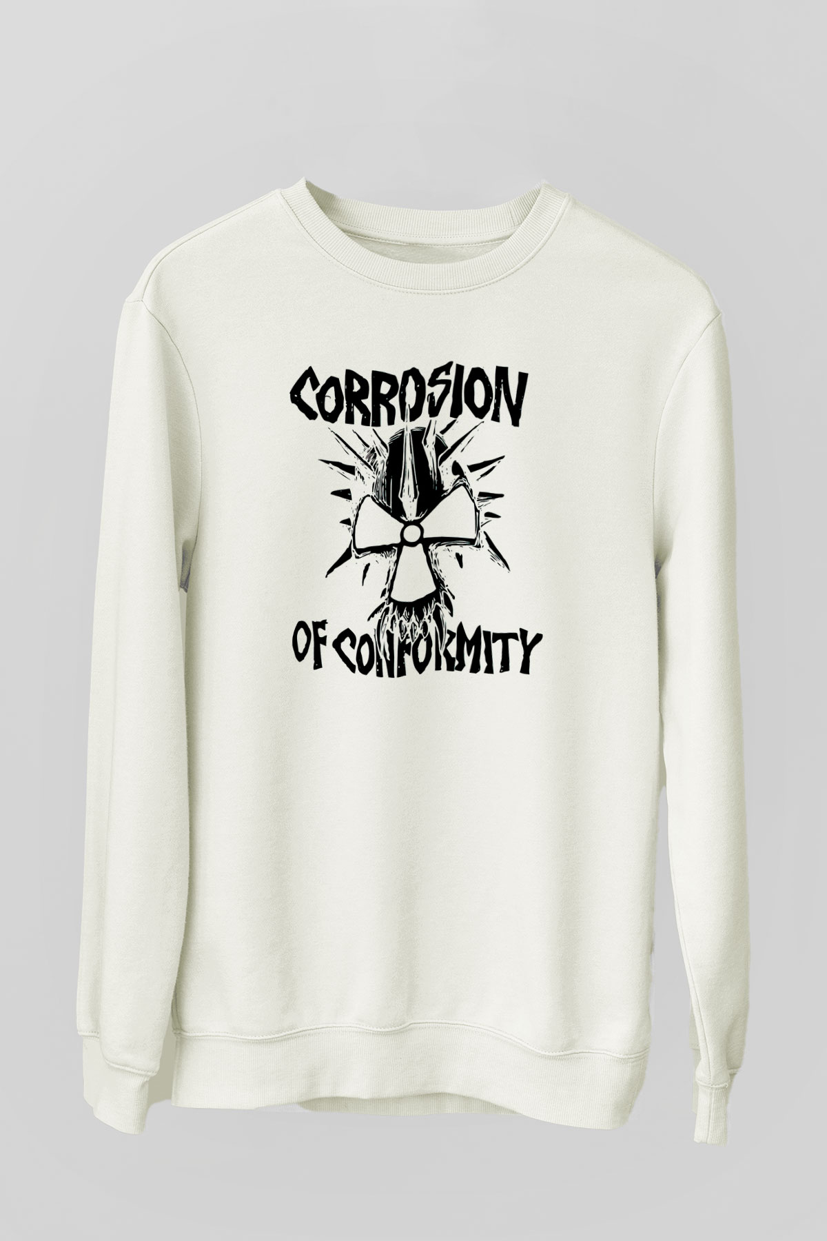Corrosion of Conformity Beyaz Unisex Sweatshirt