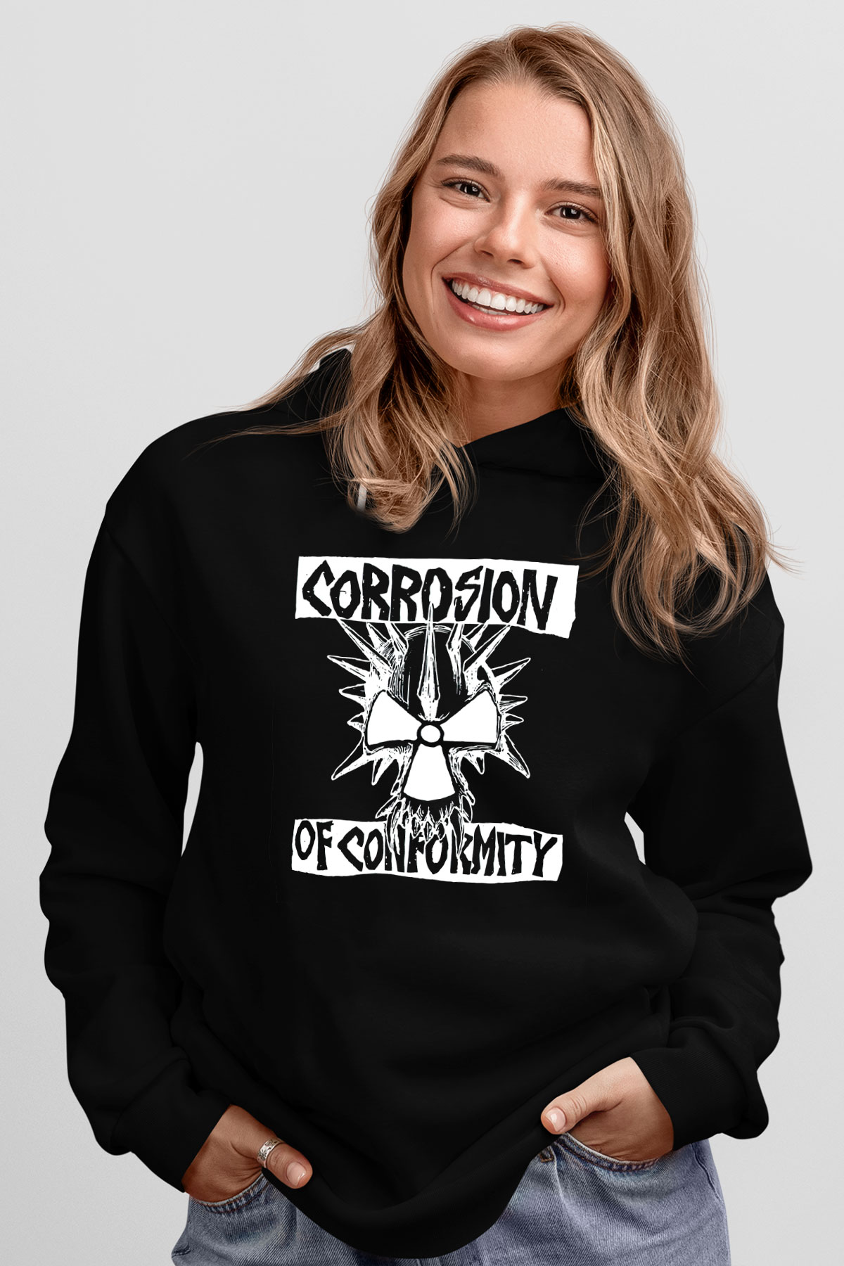 Corrosion of Conformity Siyah Unisex Hoodie