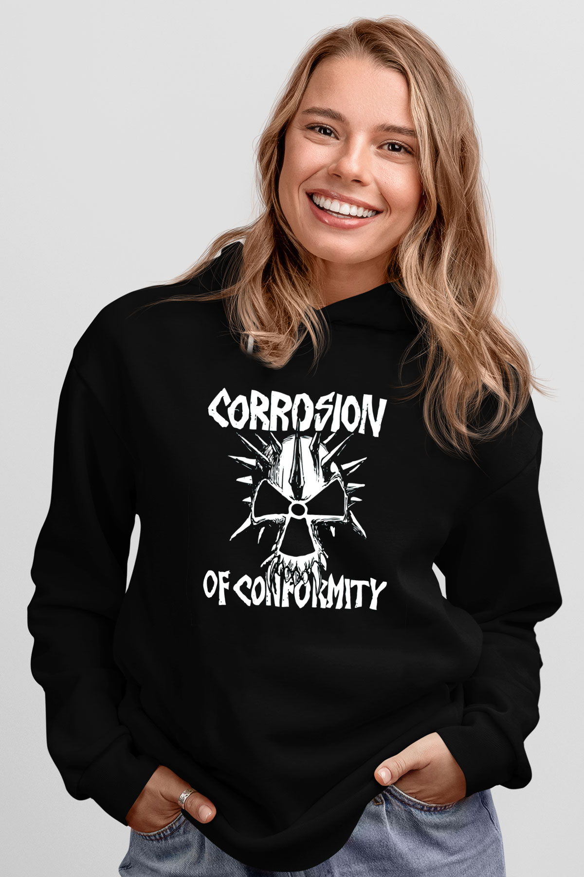 Corrosion of Conformity Siyah Unisex Hoodie
