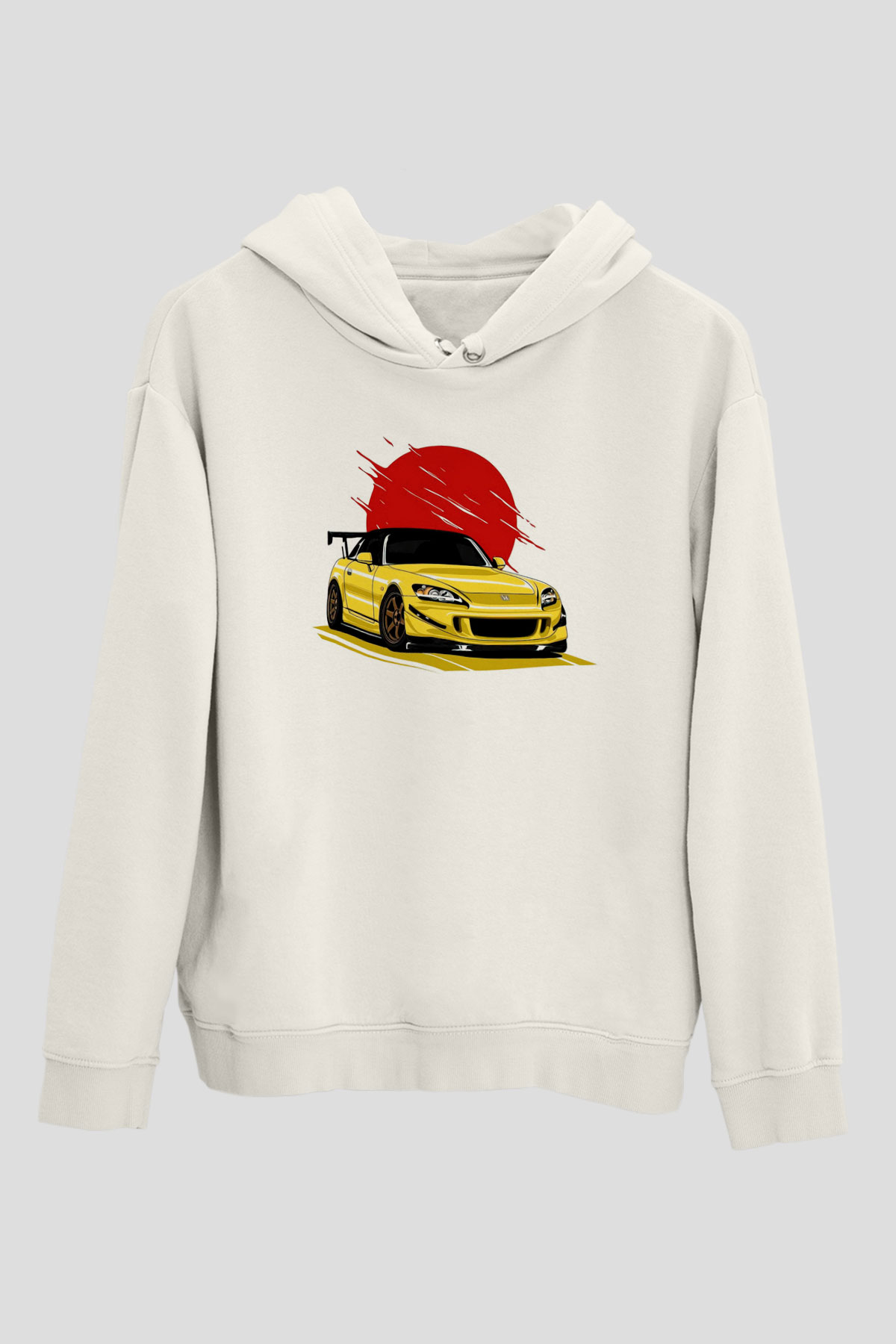 CorvetteBeyaz  Unisex Hoodie