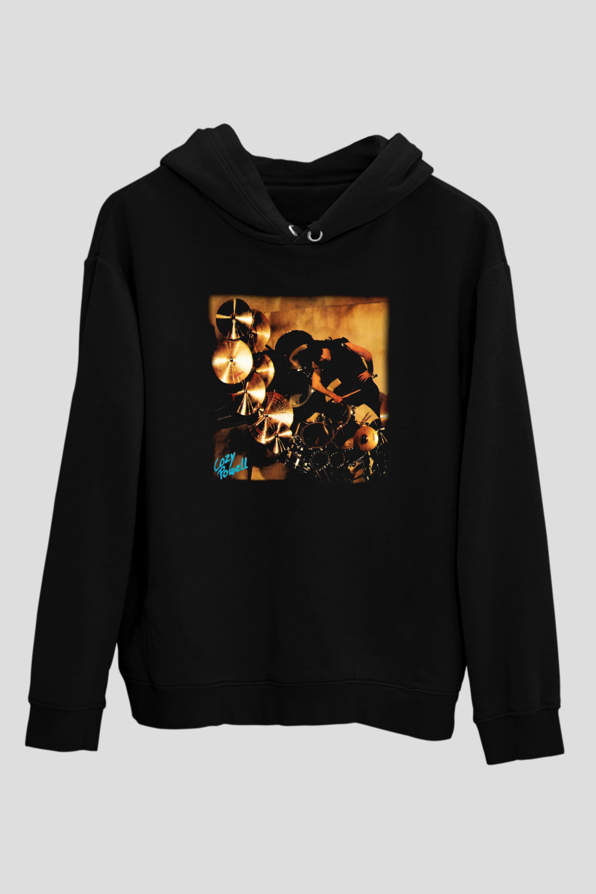 Cozy Powell Siyah Unisex Hoodie