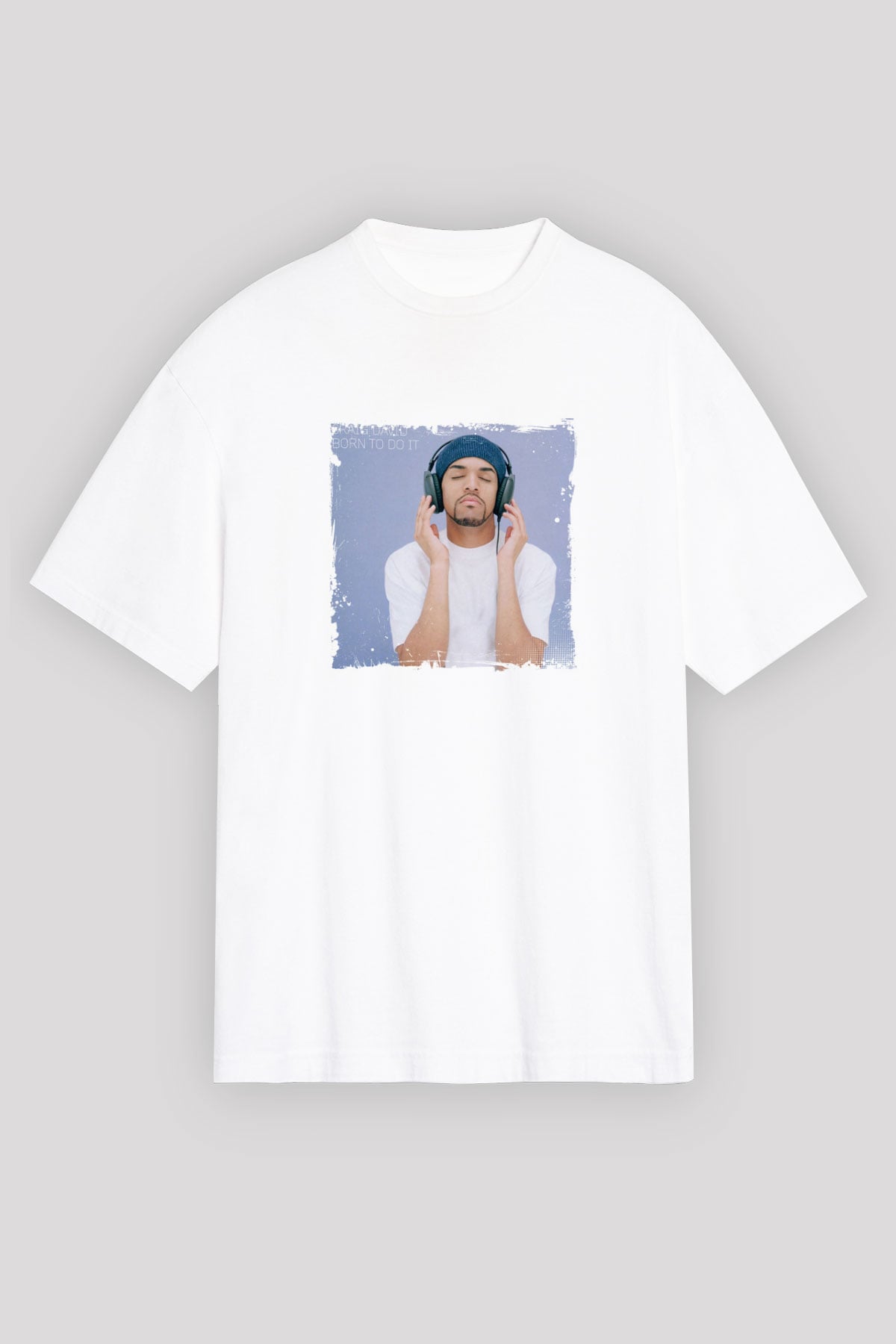 Craig David Baskılı Unisex Beyaz Tişört