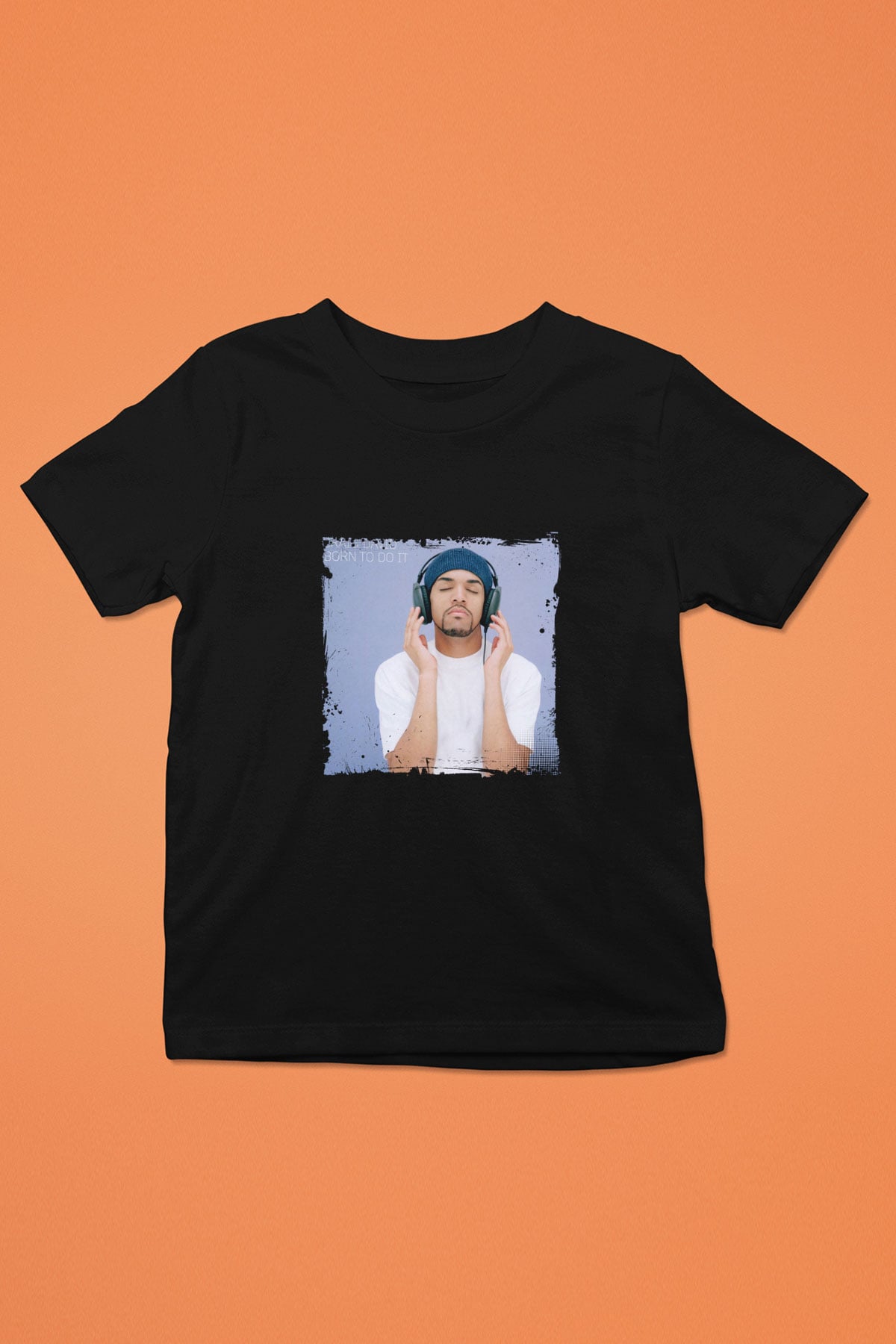 Craig David Baskılı Unisex Siyah Çocuk Tişört