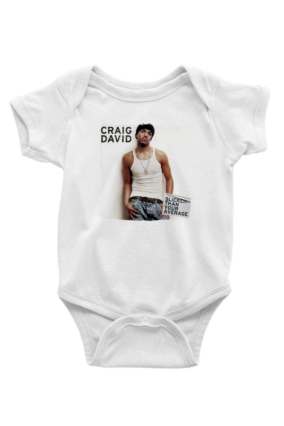 Craig David Beyaz Bebek Body - Zıbın