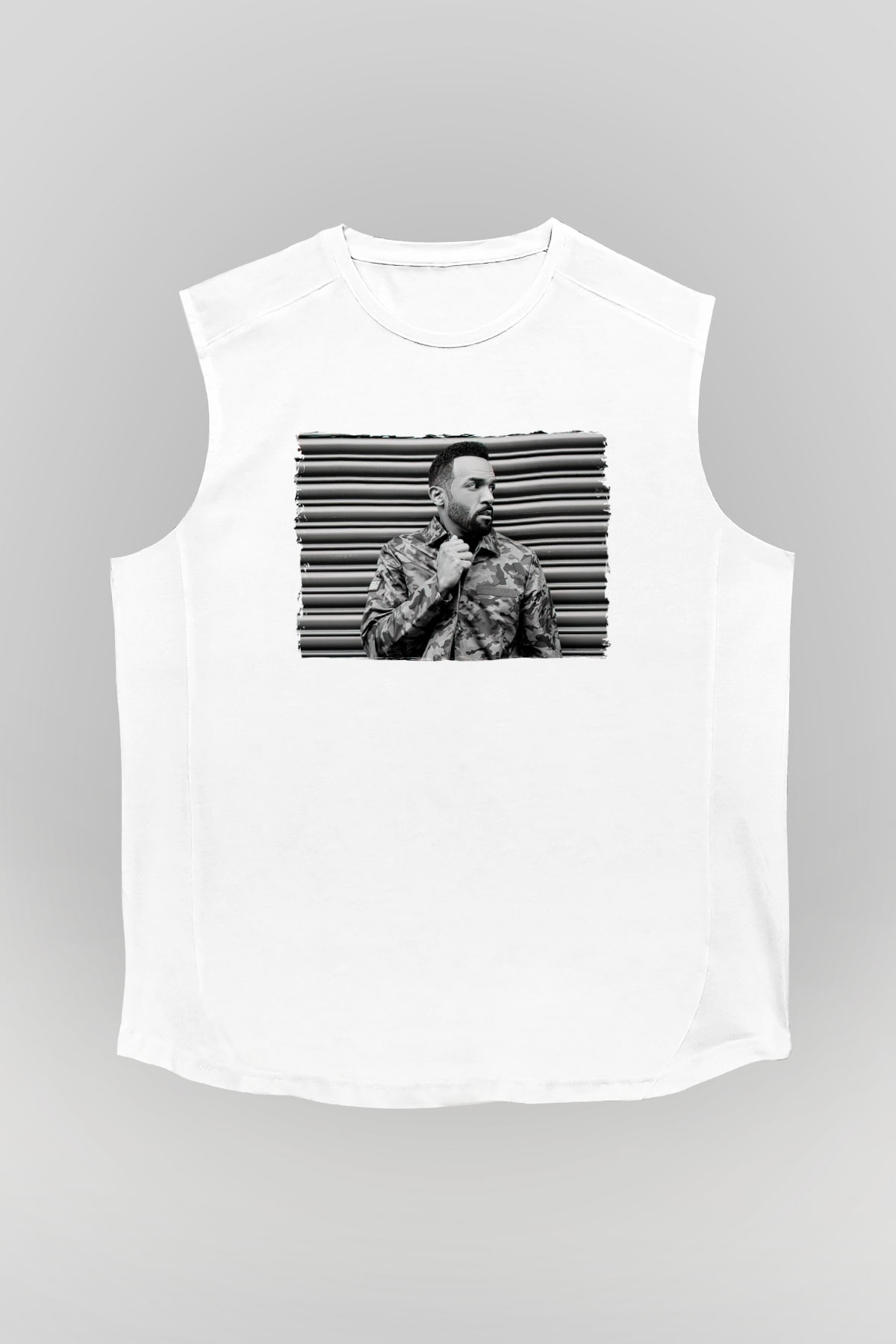 Craig David Beyaz Unisex Kolsuz Tişört