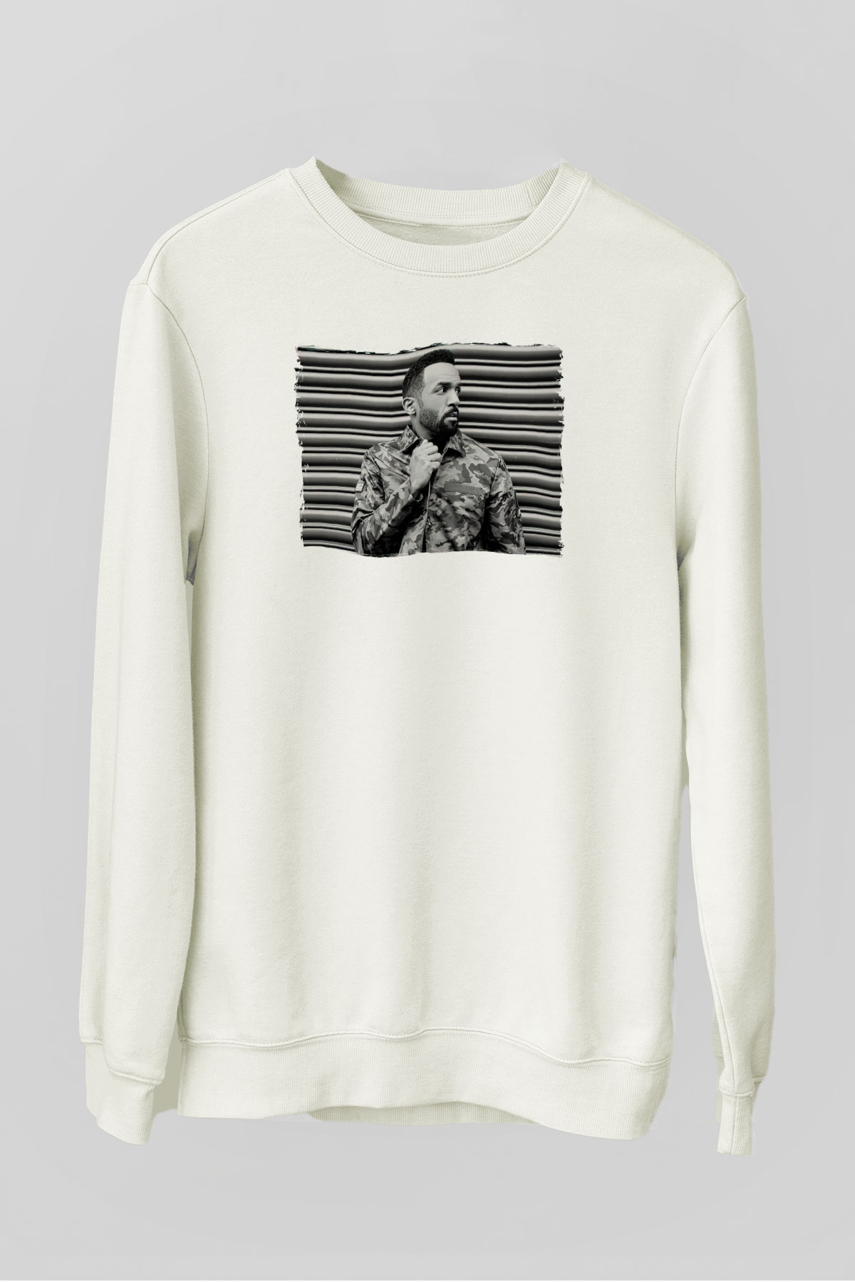 Craig David Beyaz Unisex Sweatshirt