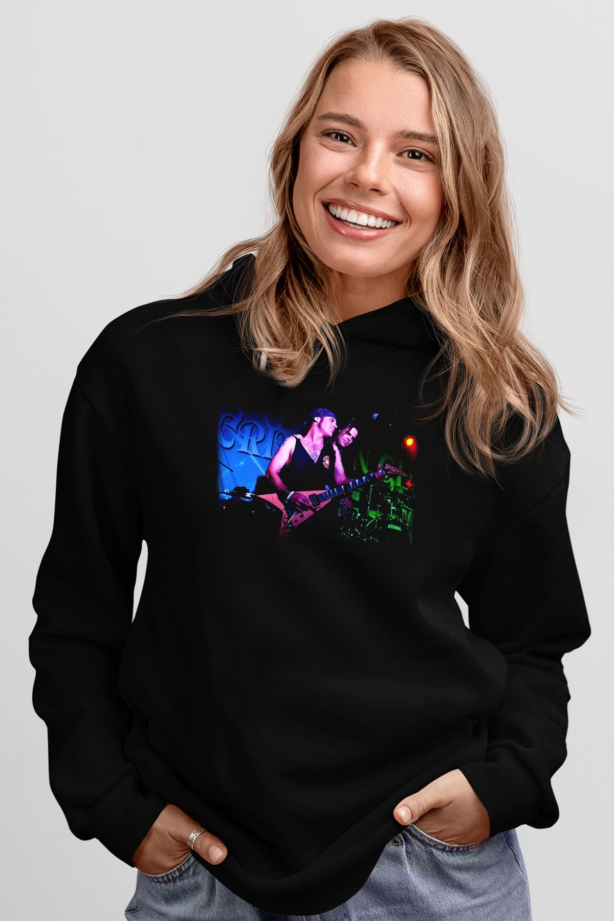 Crimson Glory Siyah Unisex Hoodie