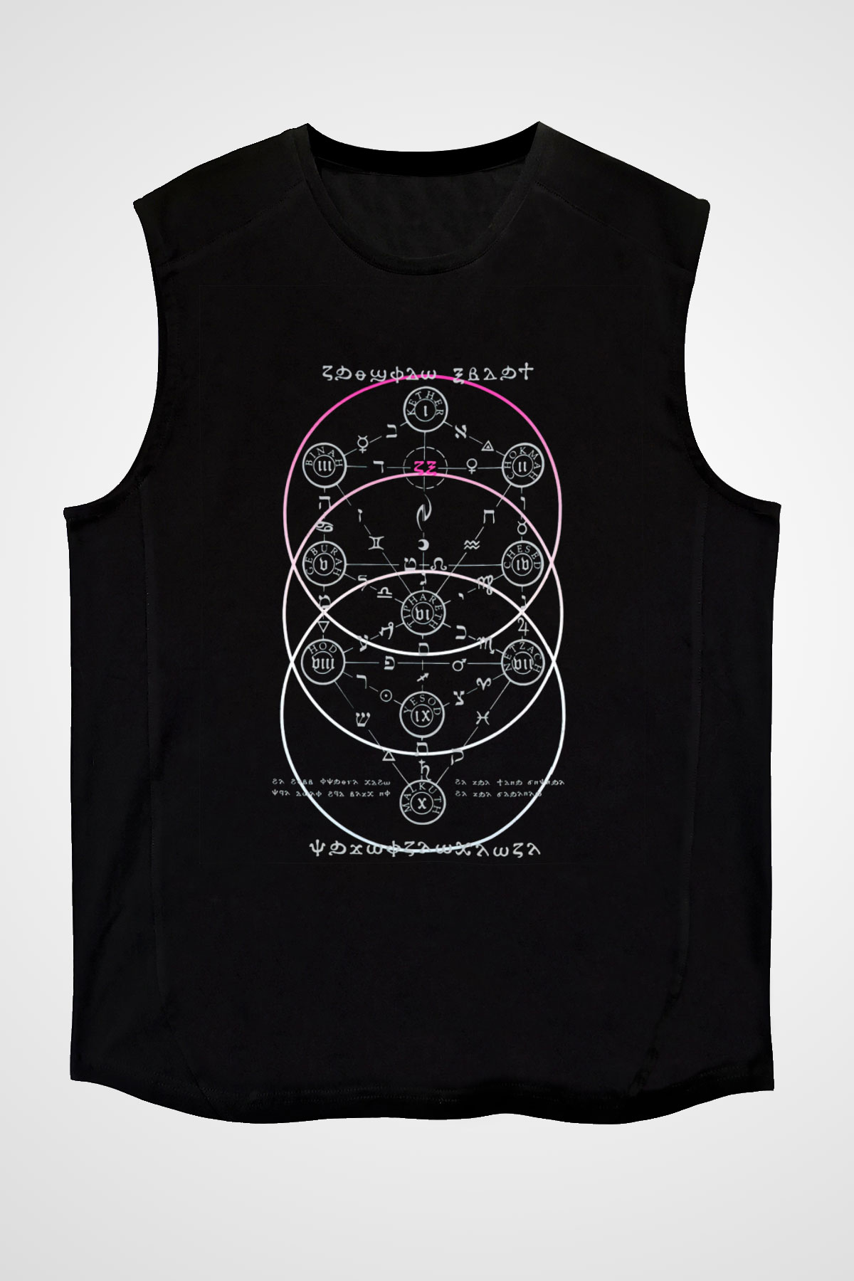 Crimson Glory Siyah Unisex Kolsuz Tişört