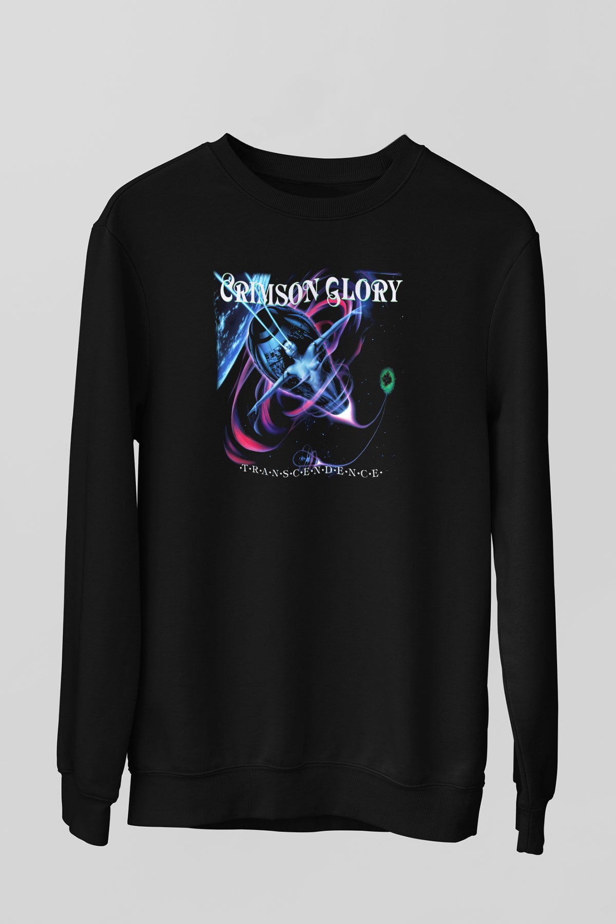 Crimson Glory Siyah Unisex Sweatshirt