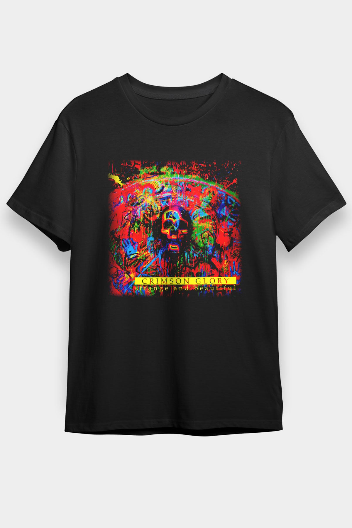 Crimson Glory Siyah Unisex Tişört T-Shirt - TişörtFabrikası