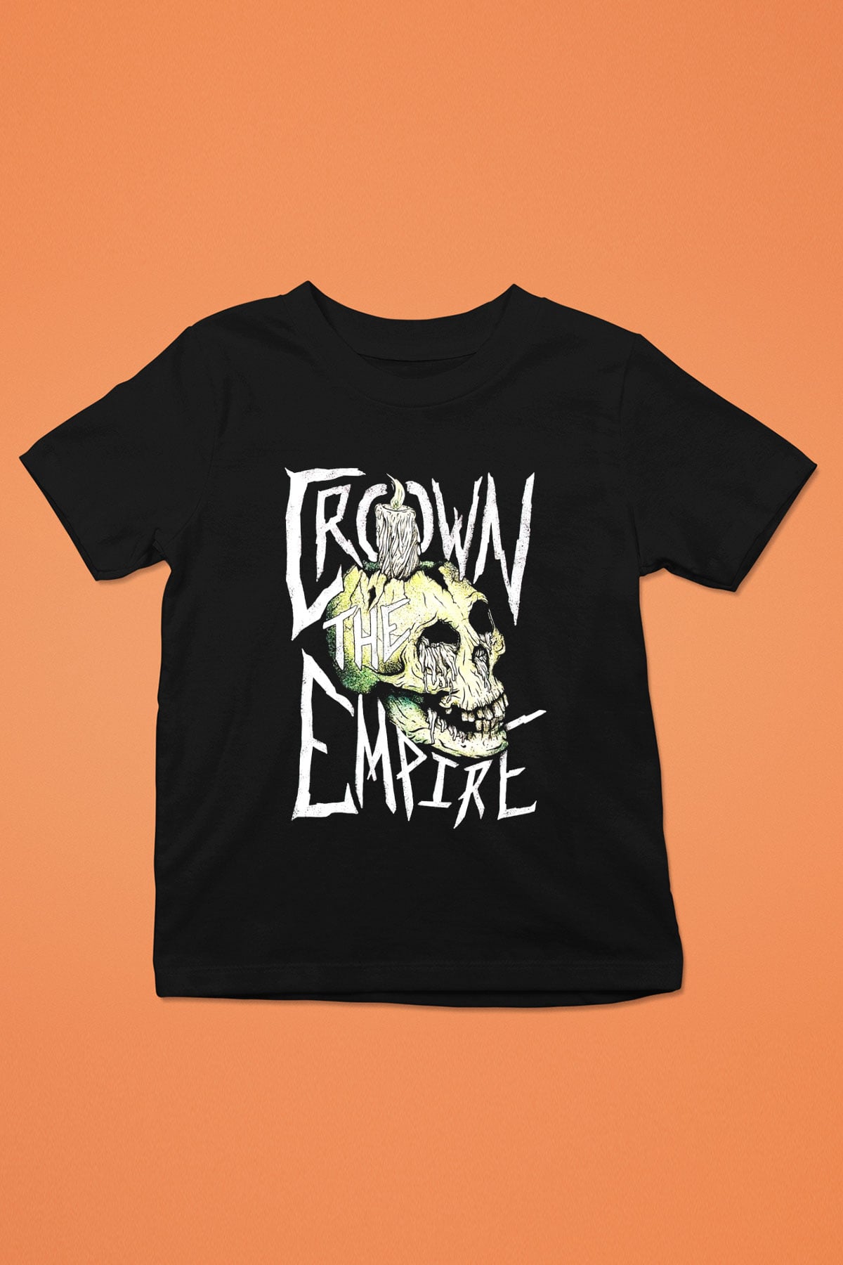 Crown the Empire Baskılı Siyah Unisex Çocuk Tişört