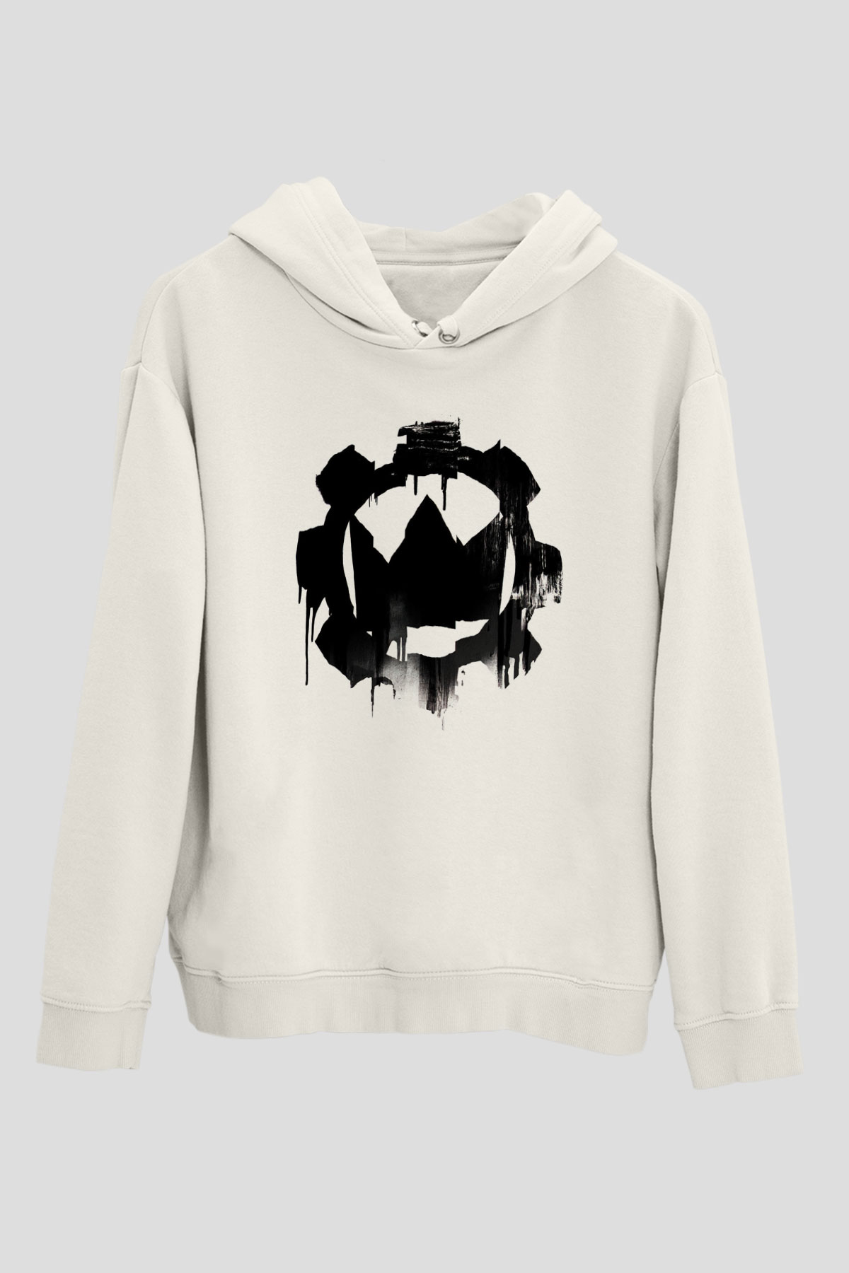Crown the Empire Beyaz Unisex Kapüşonlu Sweatshirt