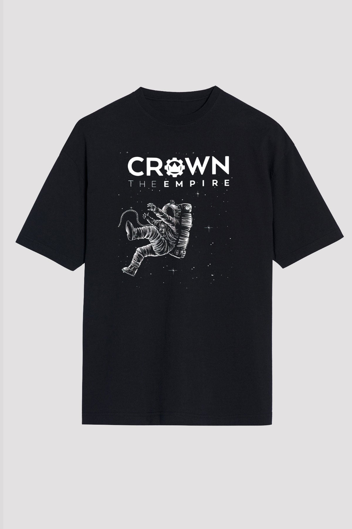 Crown the Empire Siyah Unisex Oversize Tişört T-Shirt