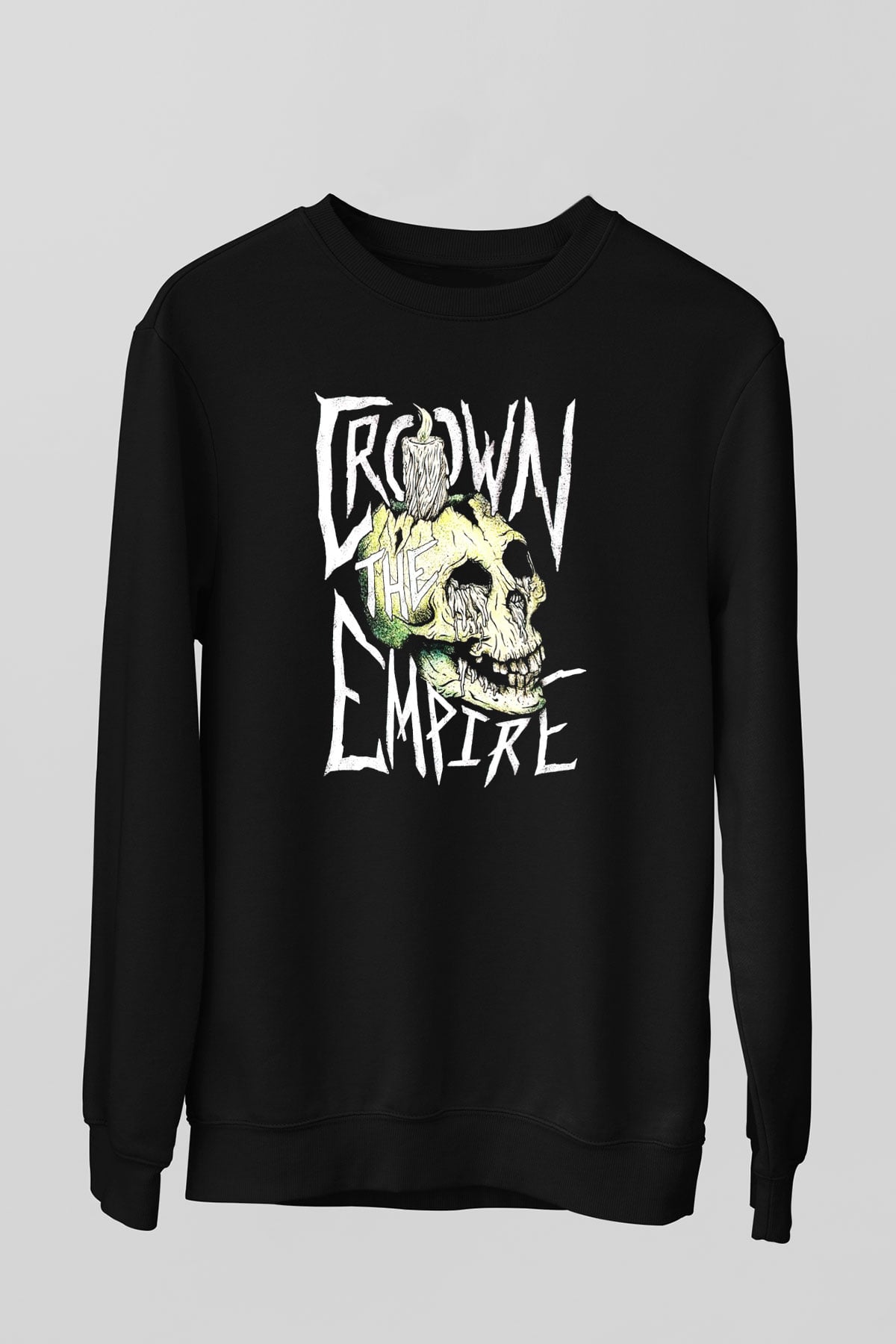 Crown the Empire Siyah Unisex Sweatshirt