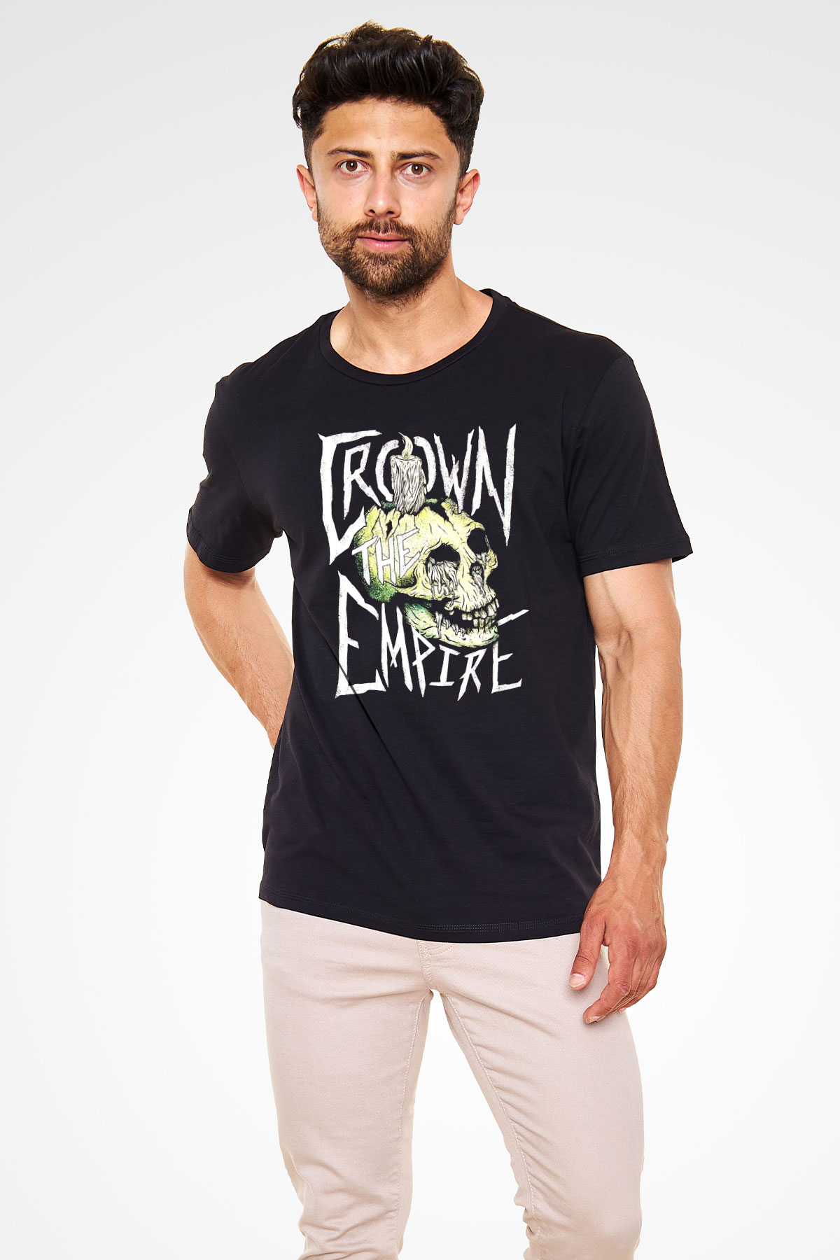 Crown the Empire Siyah Unisex Tişört T-Shirt - TişörtFabrikası