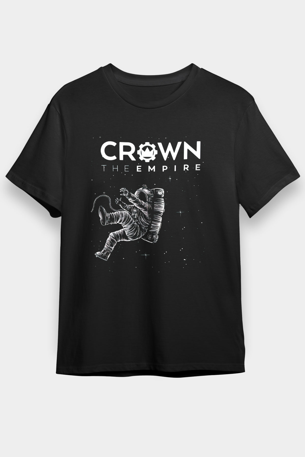 Crown the Empire Siyah Unisex Tişört T-Shirt - TişörtFabrikası