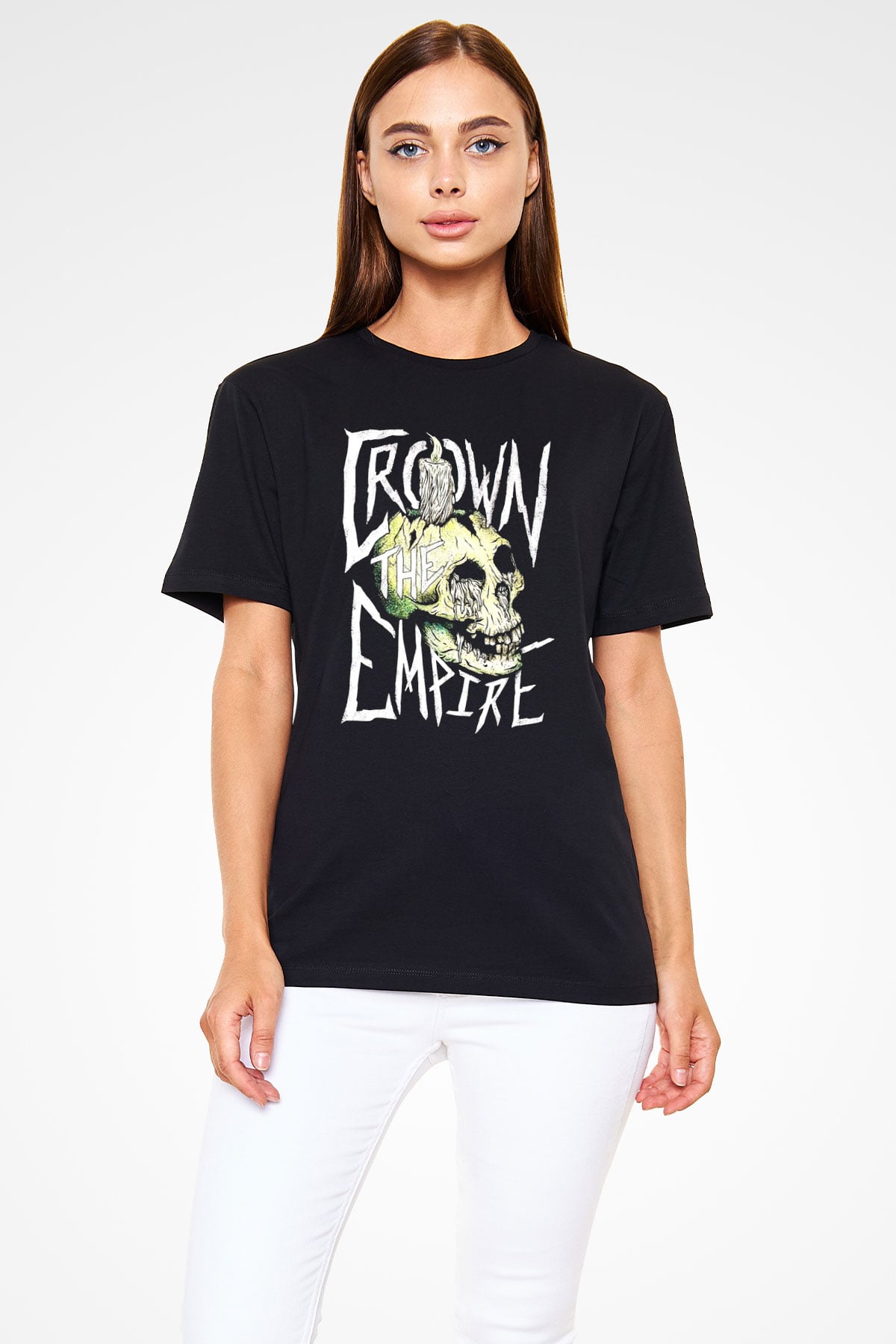 Crown the Empire Siyah Unisex Tişört T-Shirt - TişörtFabrikası