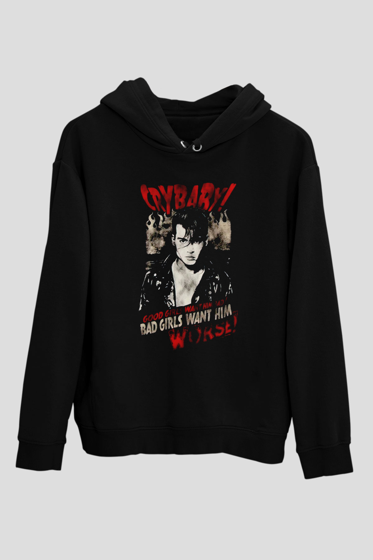 Cry-Baby Siyah Unisex Hoodie