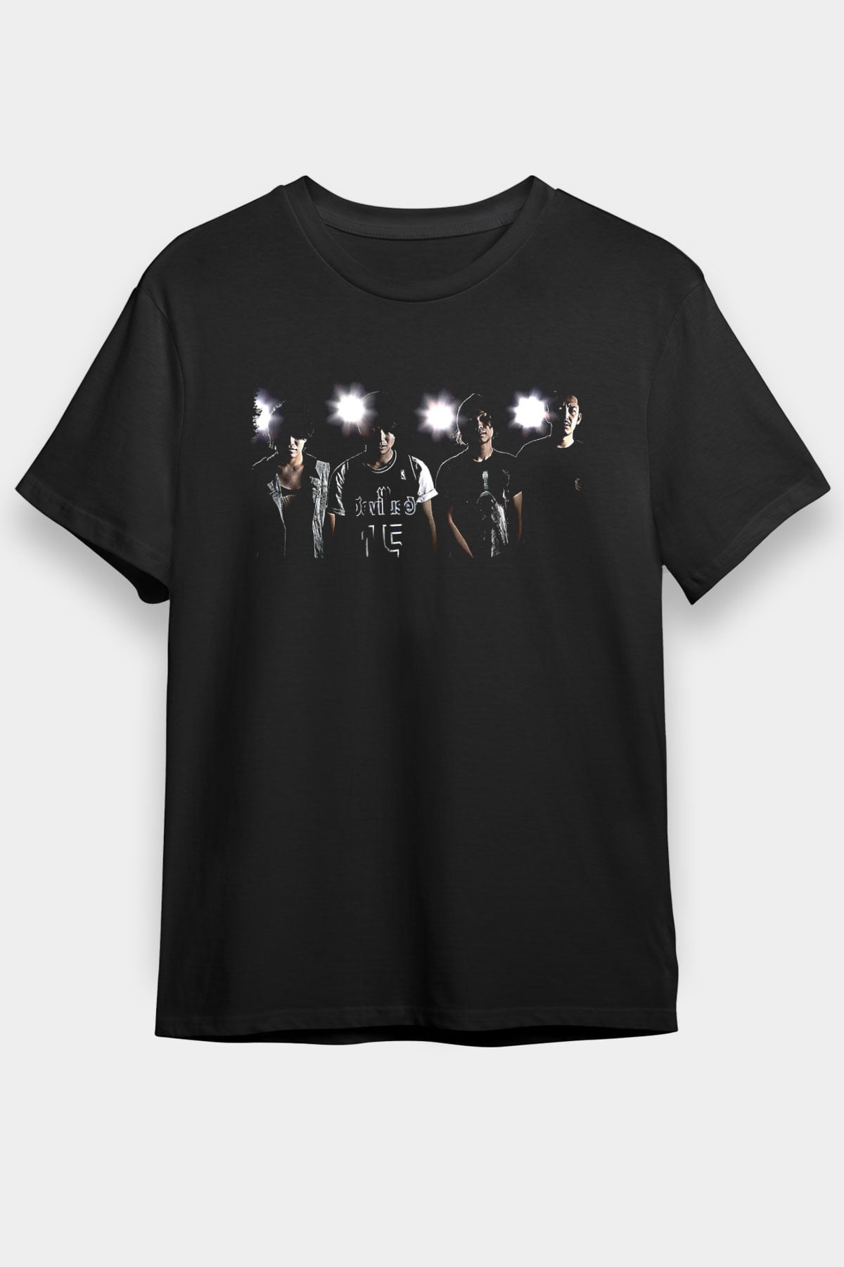 Crystal Lake Baskılı Unisex Siyah Tişört - Tshirt