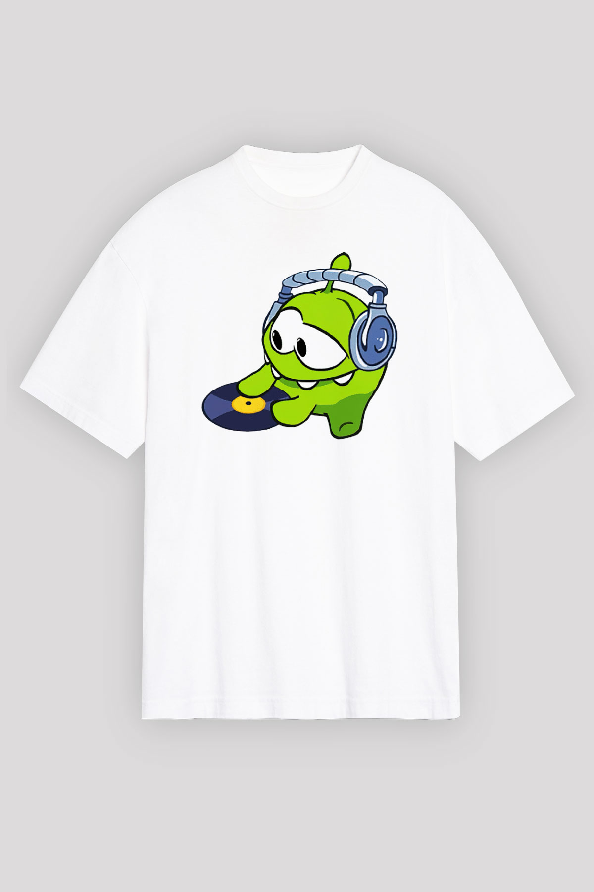 Cut the Rope Beyaz Unisex Oversize Tişört T-Shirt