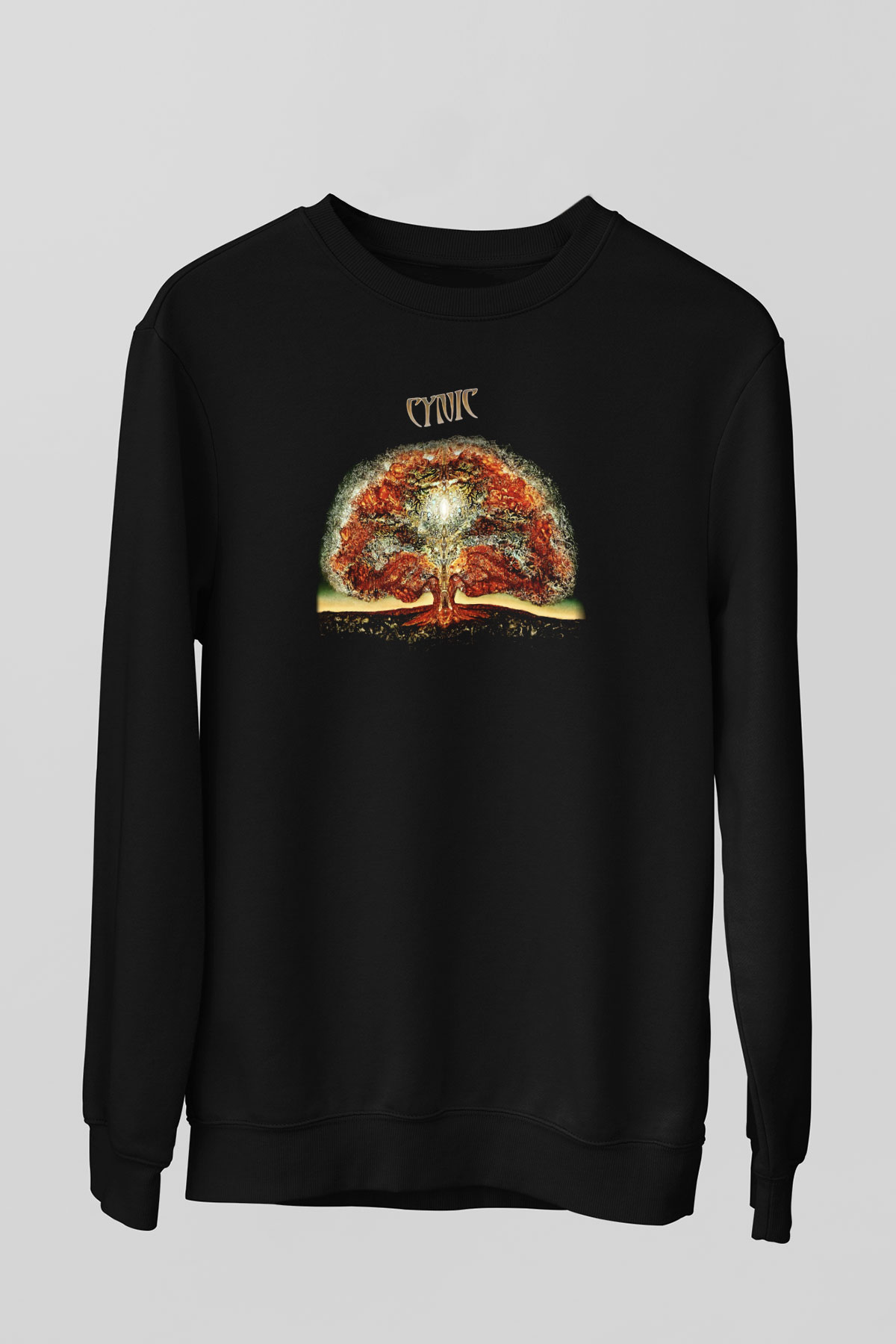 Cynic Siyah Unisex Sweatshirt