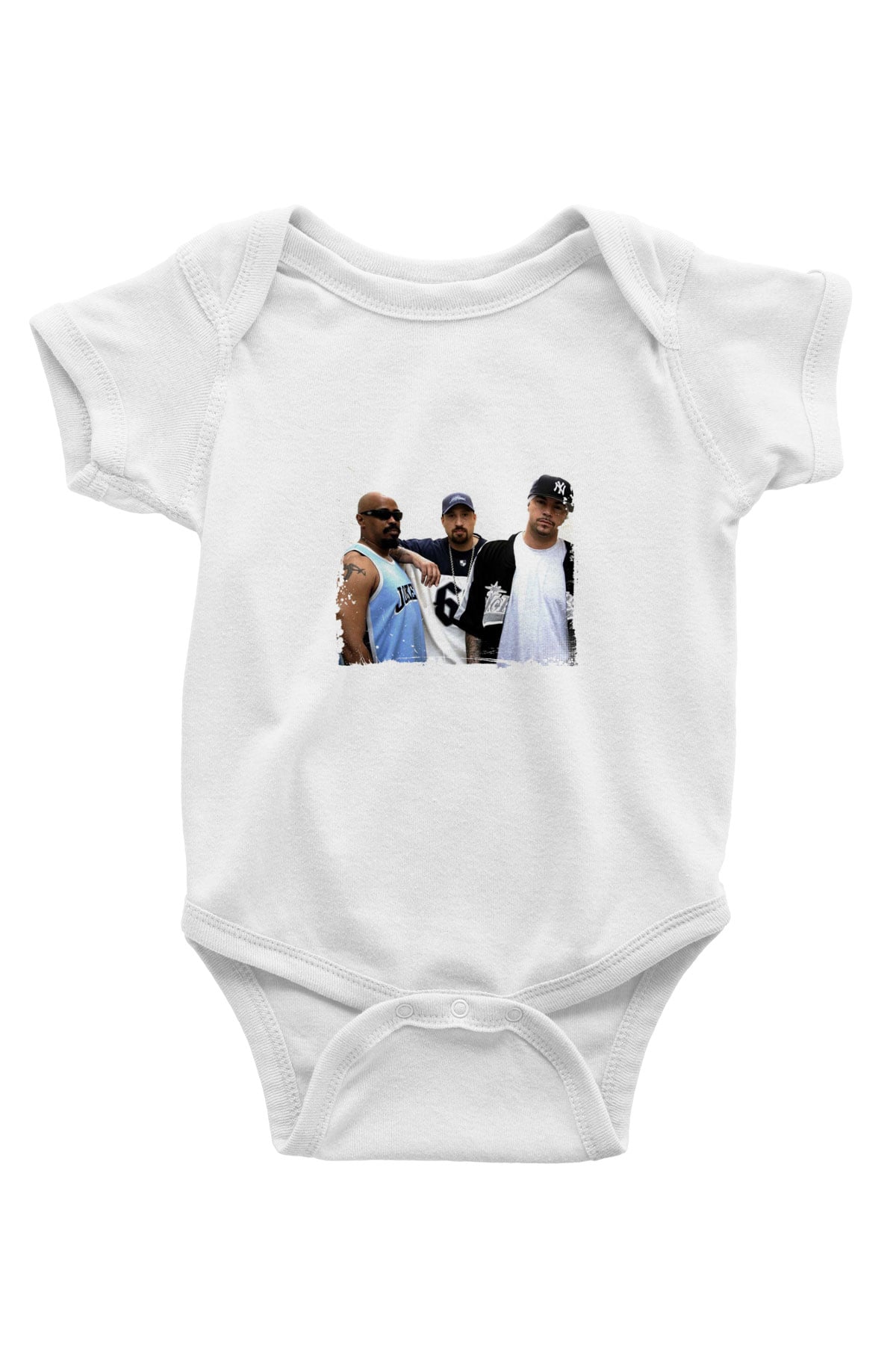 Cypress Hill Baskılı Unisex Beyaz Bebek Body - Zıbın