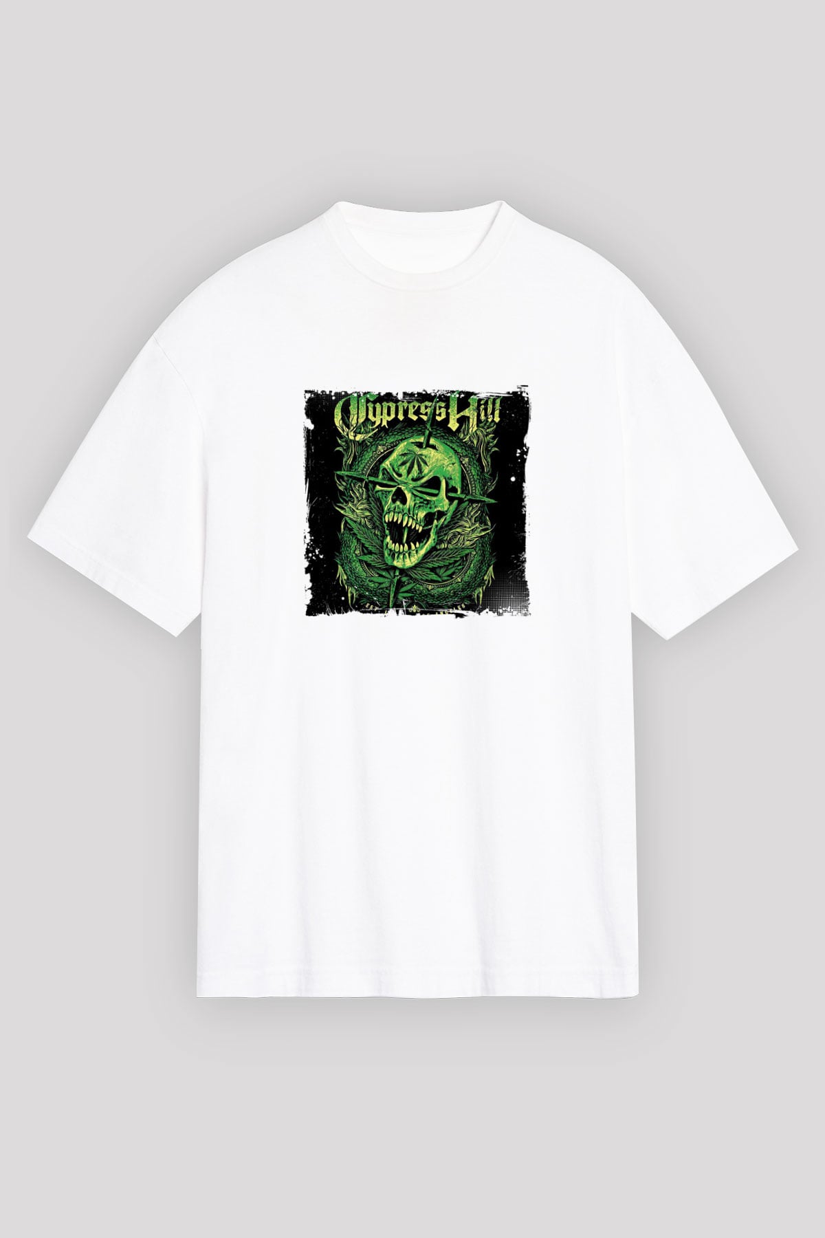 Cypress Hill Baskılı Unisex Beyaz Tişört