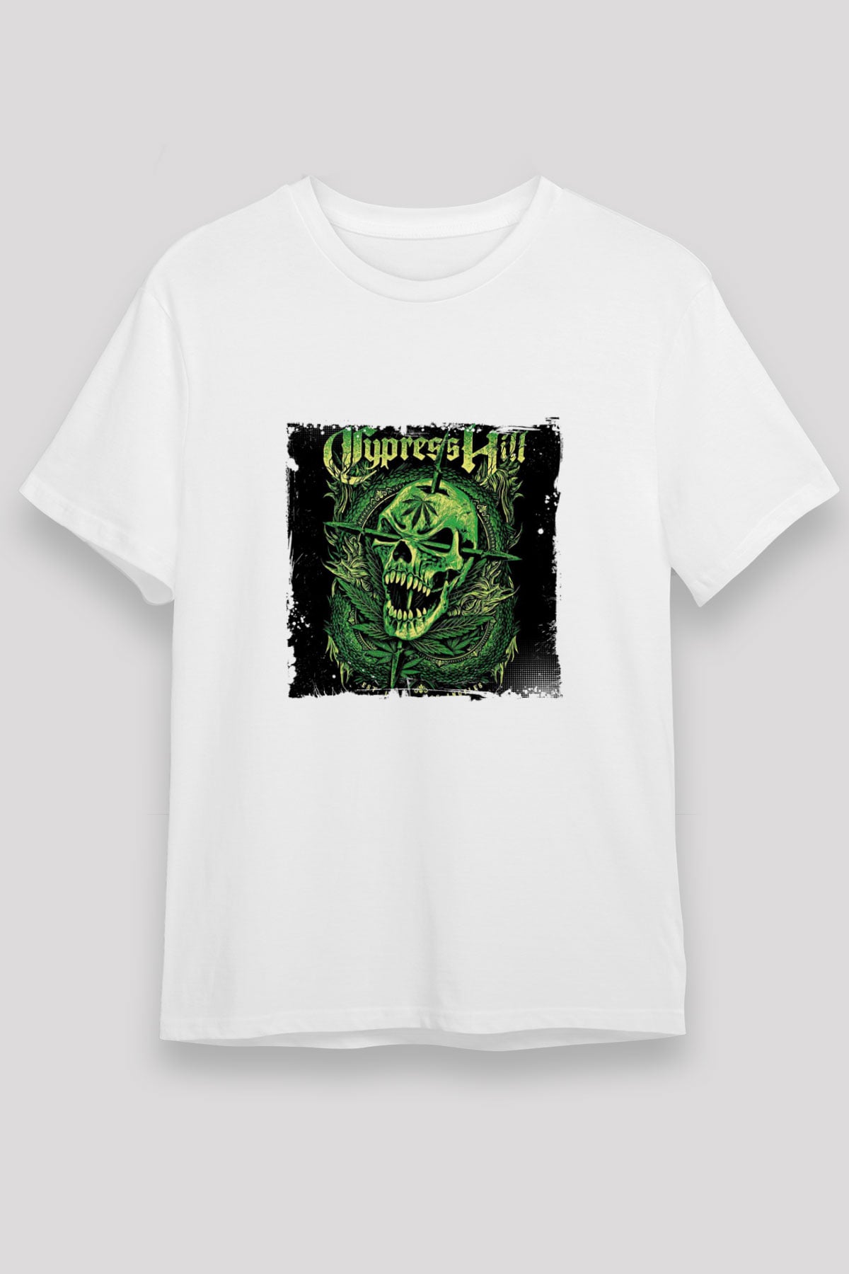 Cypress Hill Baskılı Unisex Beyaz Tişört