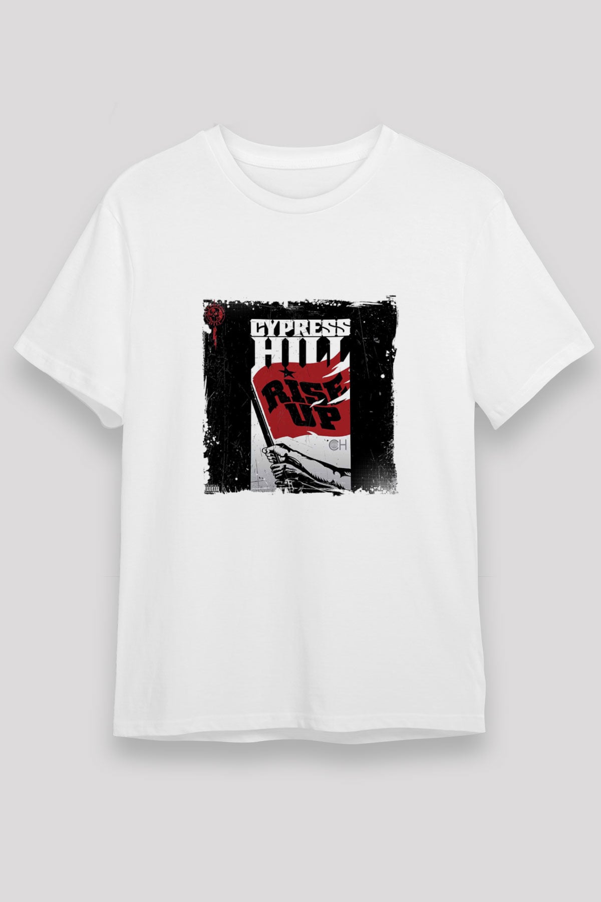 Cypress Hill Baskılı Unisex Beyaz Tişört