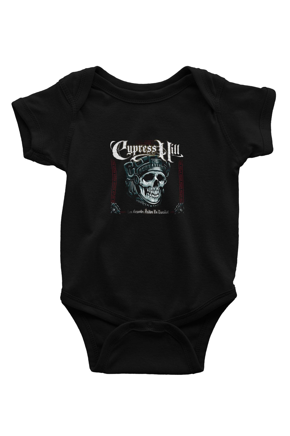 Cypress Hill Baskılı Unisex Siyah Bebek Body - Zıbın