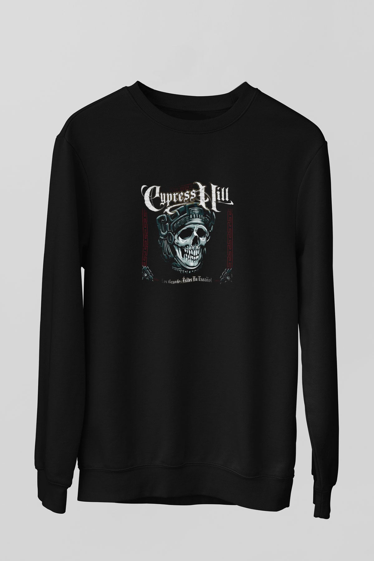 Cypress Hill Baskılı Unisex Siyah Sweatshirt