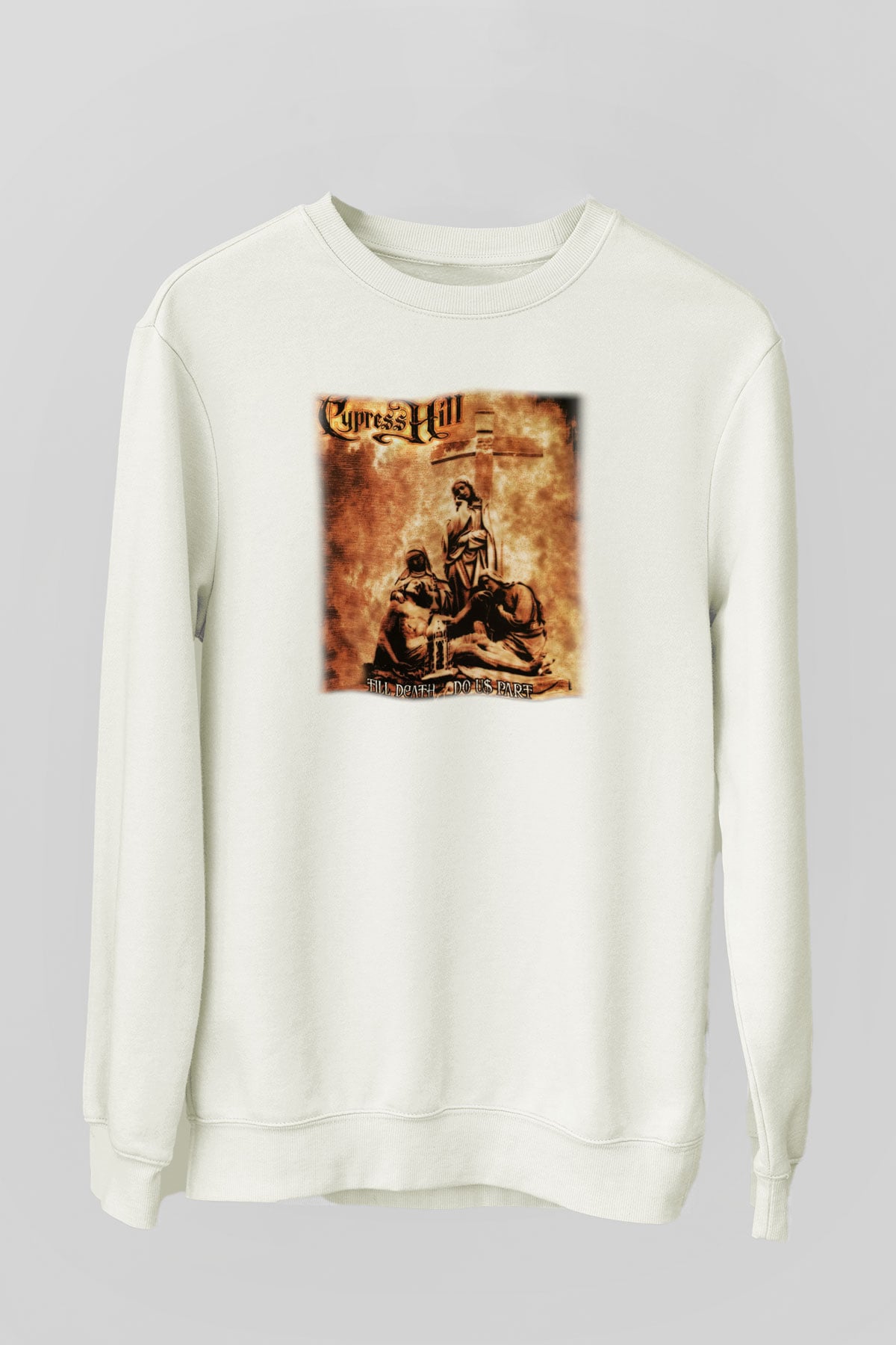 Cypress Hill Beyaz Unisex Sweatshirt