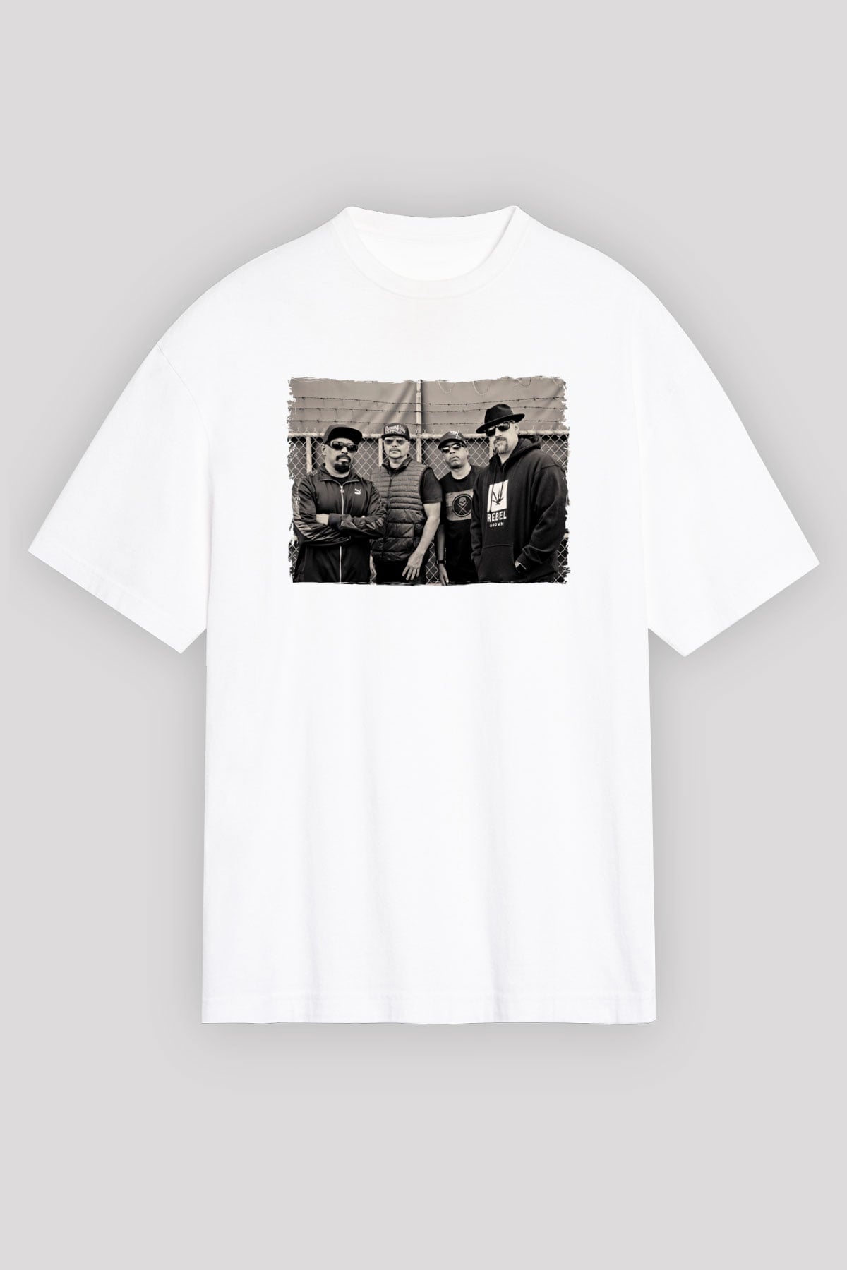 Cypress Hill Beyaz Unisex Tişört T-Shirt - TişörtFabrikası