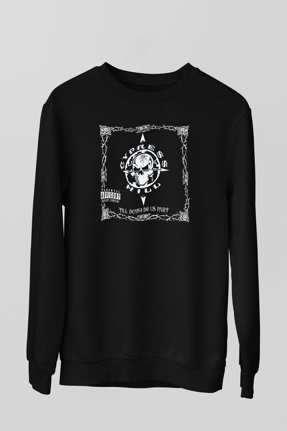 Cypress Hill Siyah Unisex Sweatshirt