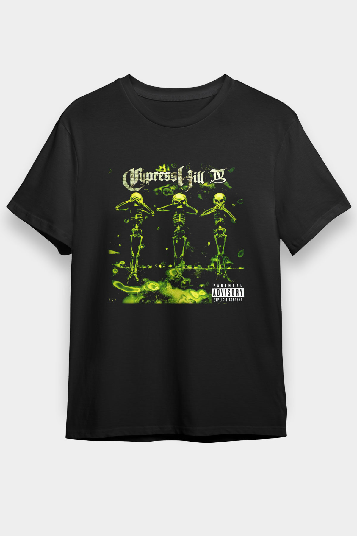 Cypress Hill Siyah Unisex Tişört T-Shirt - TişörtFabrikası