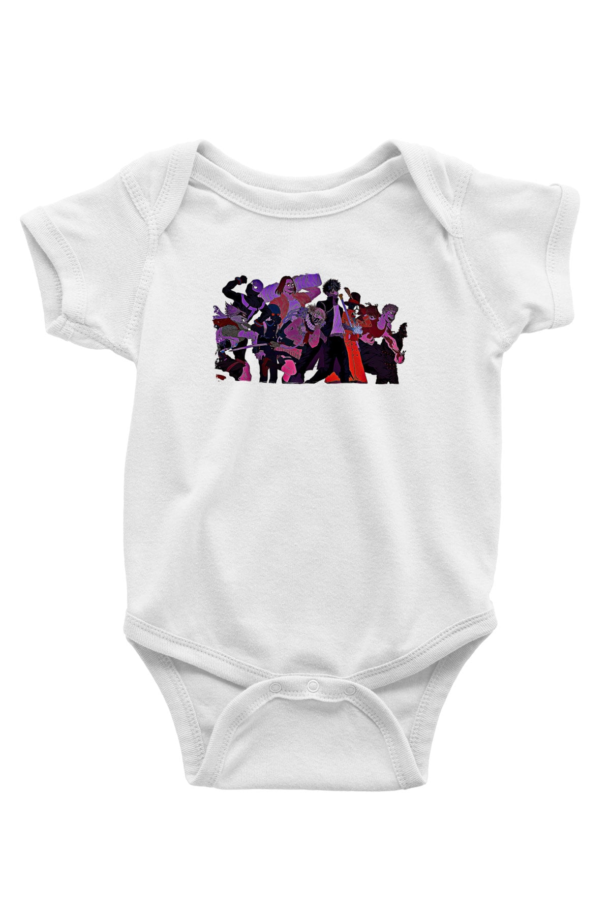 Dabi Baskılı Beyaz Unisex Bebek Body - Zıbın