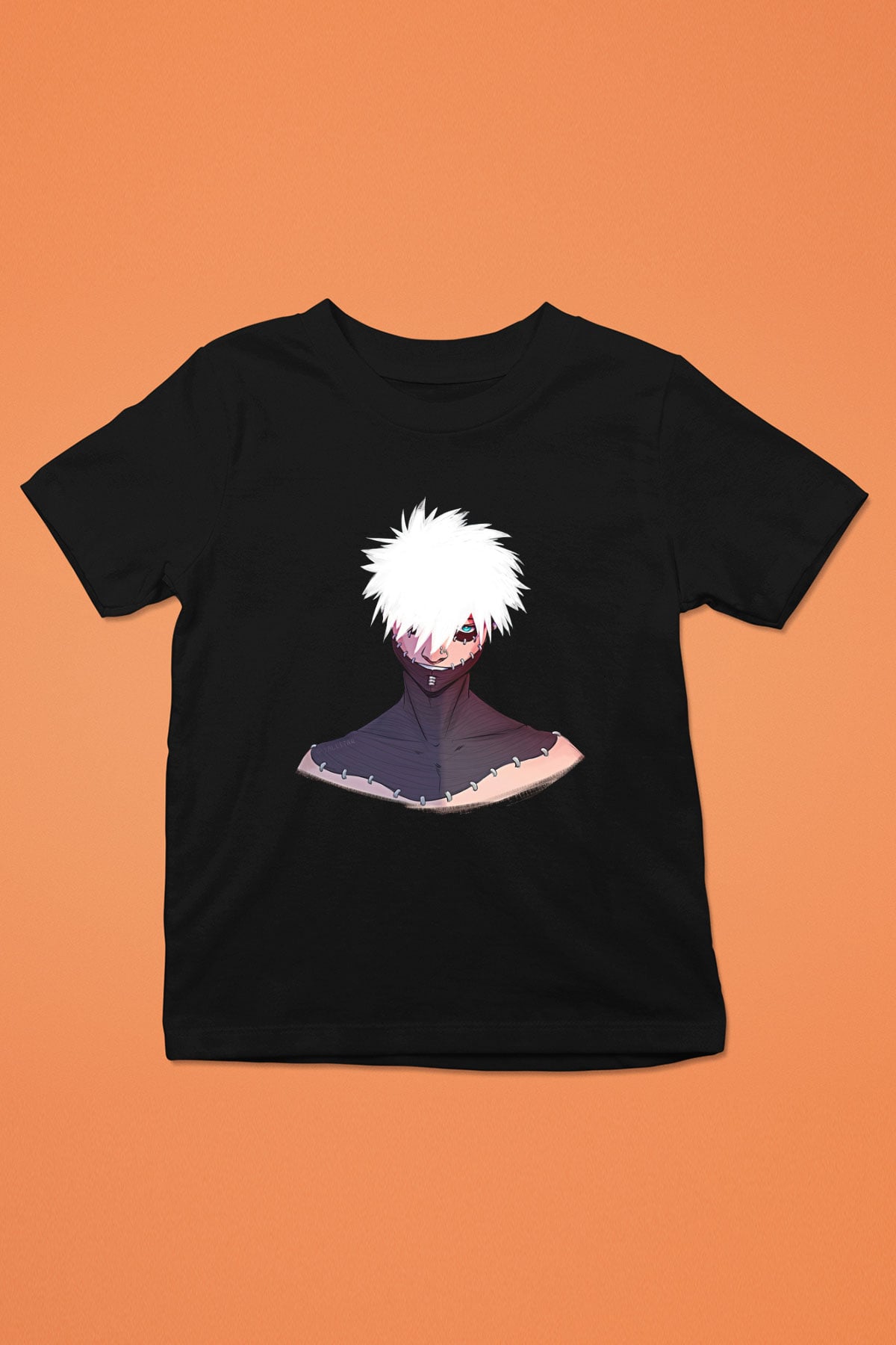 Dabi Baskılı Unisex Siyah Çocuk Tişört - Tshirt