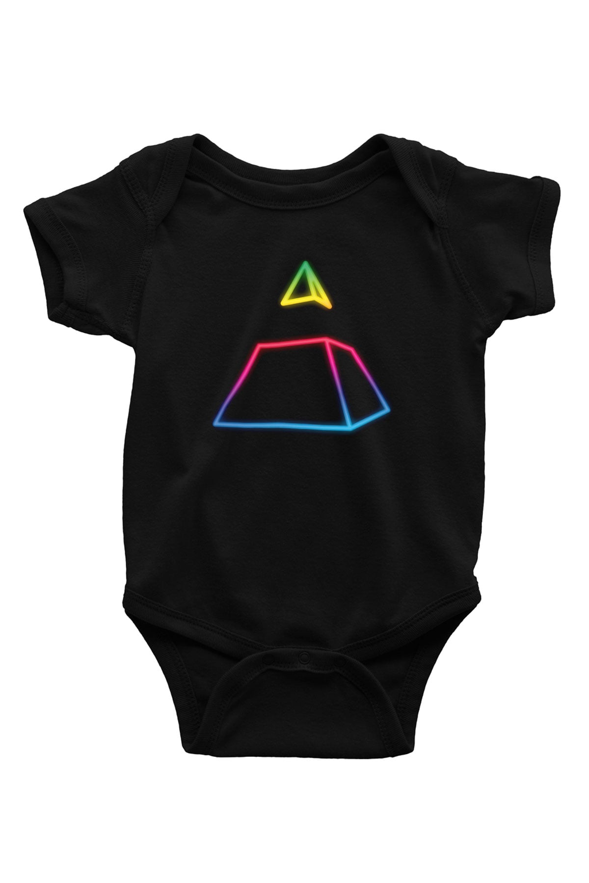Daft Punk Siyah Bebek Body - Zıbın