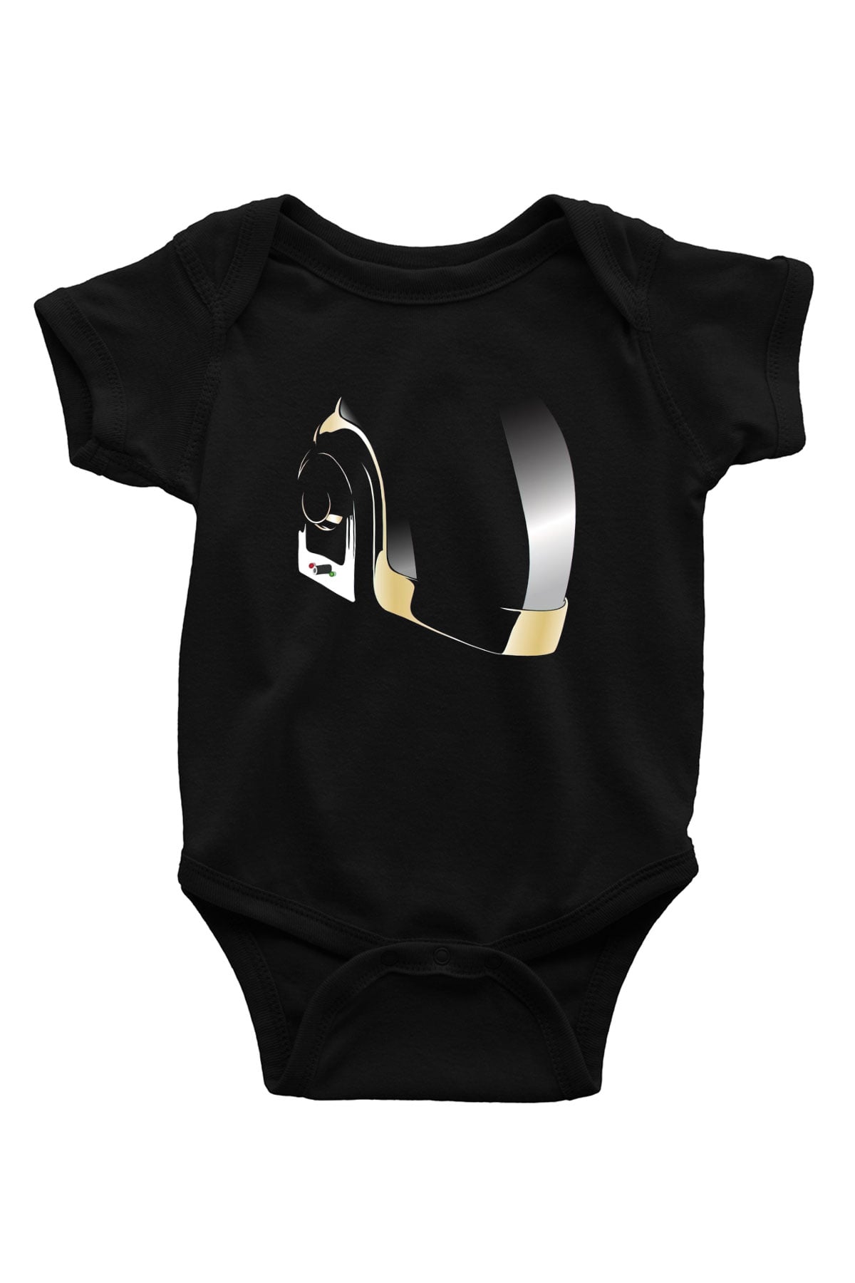Daft Punk Siyah Bebek Body - Zıbın