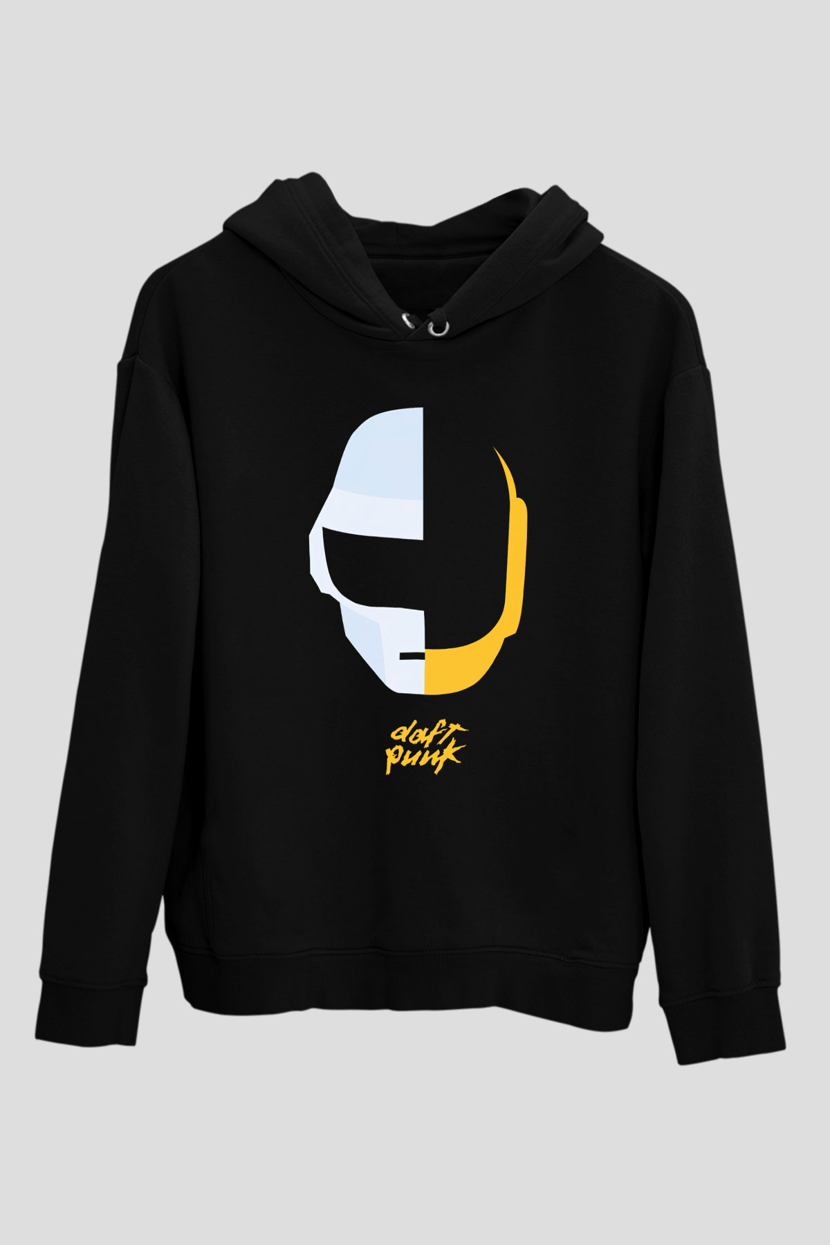 Daft Punk Siyah Unisex Hoodie