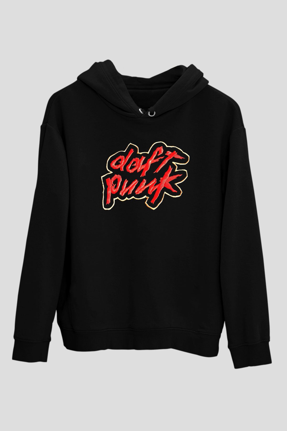 Daft Punk Siyah Unisex Hoodie